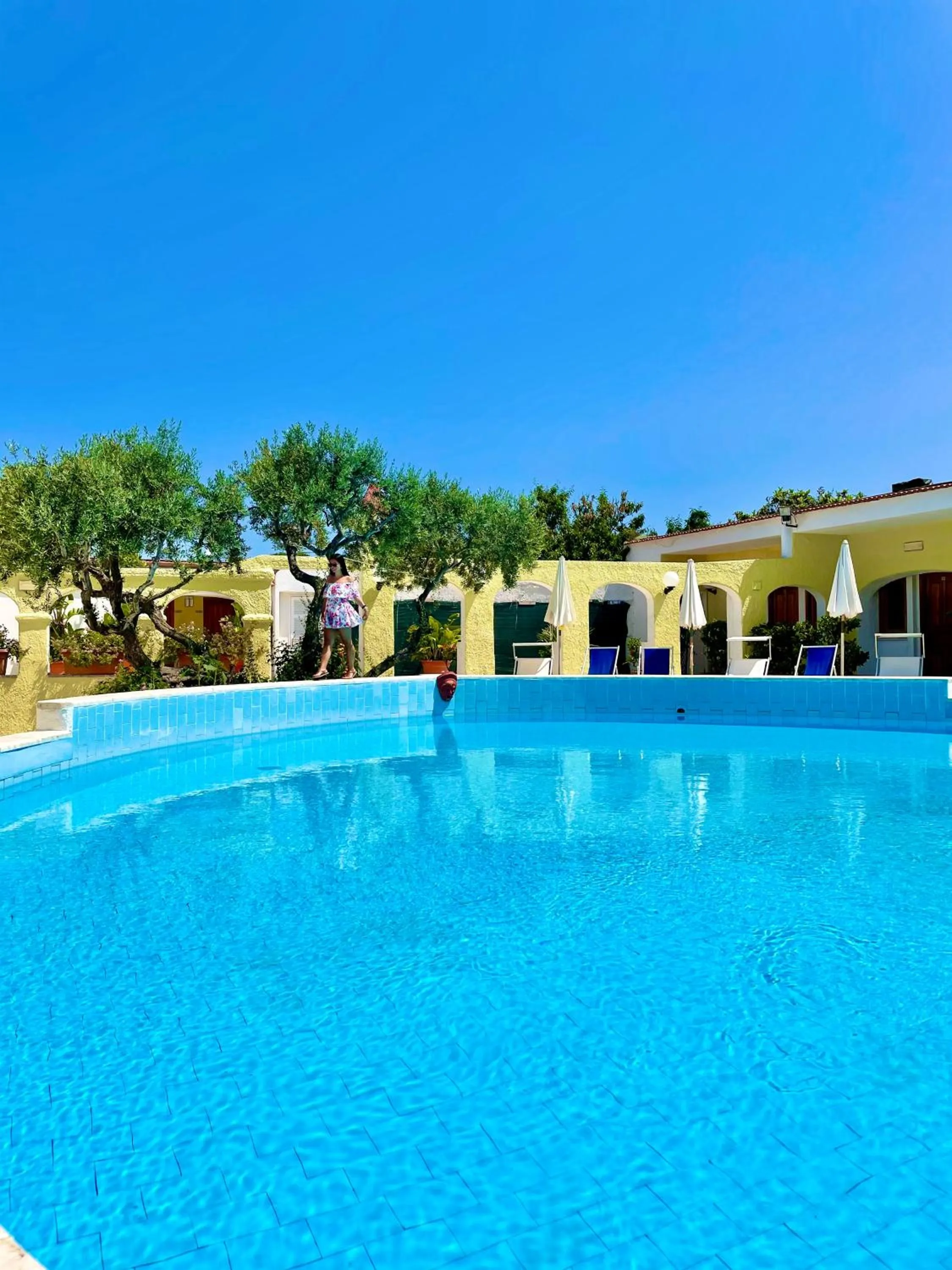 Swimming pool in Hotel La Scogliera