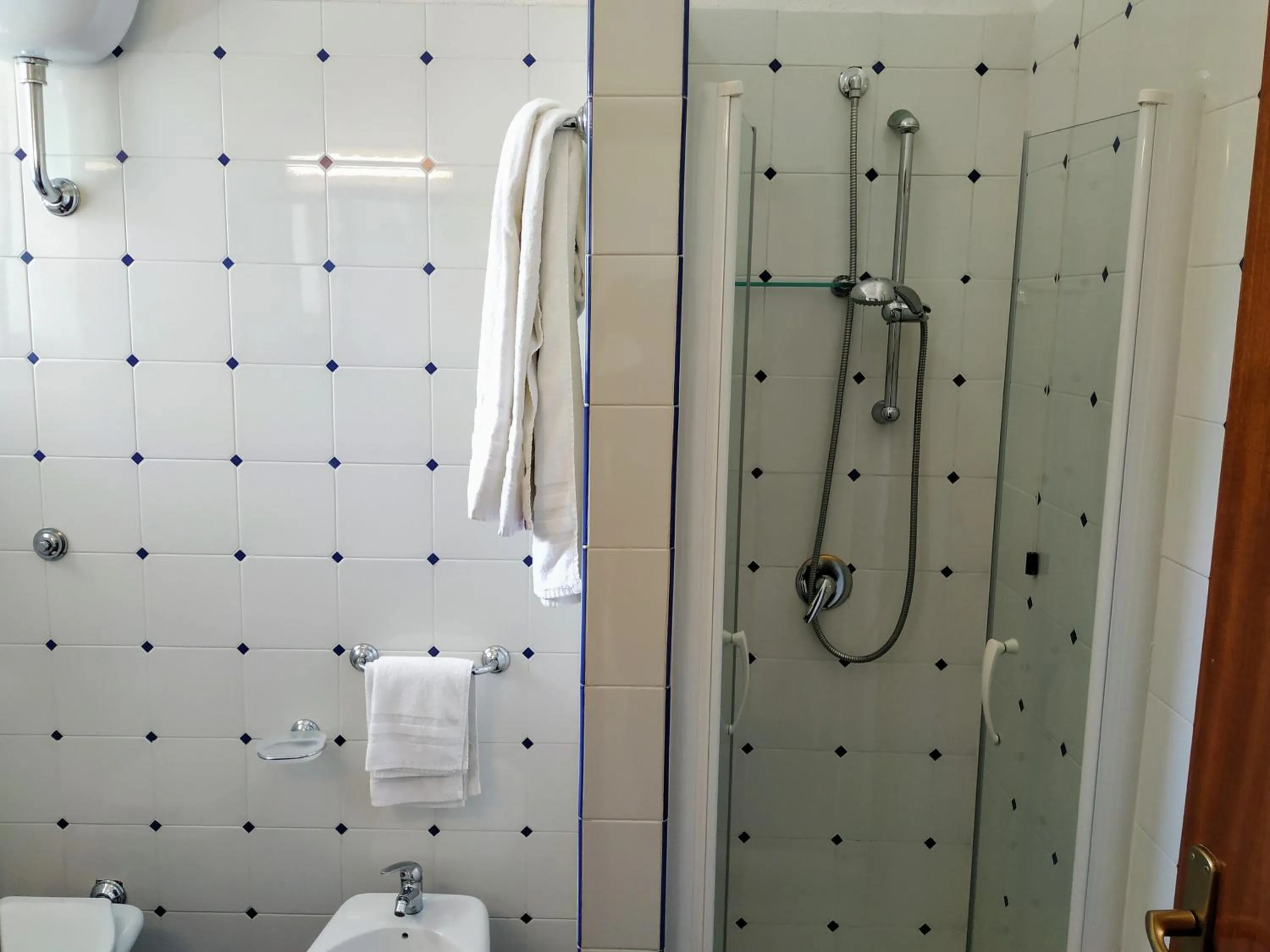 Shower in Hotel La Scogliera