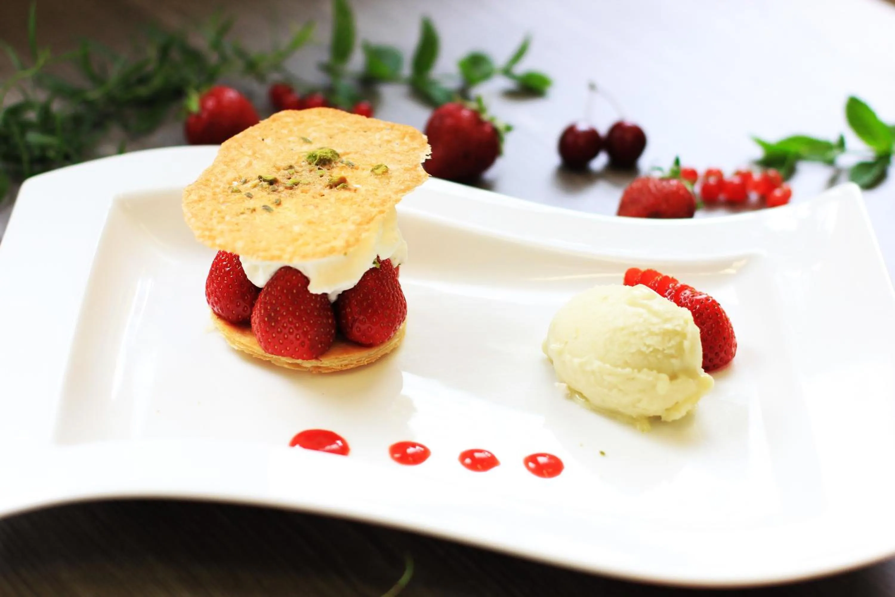 Lunch in Hostellerie au Cygne