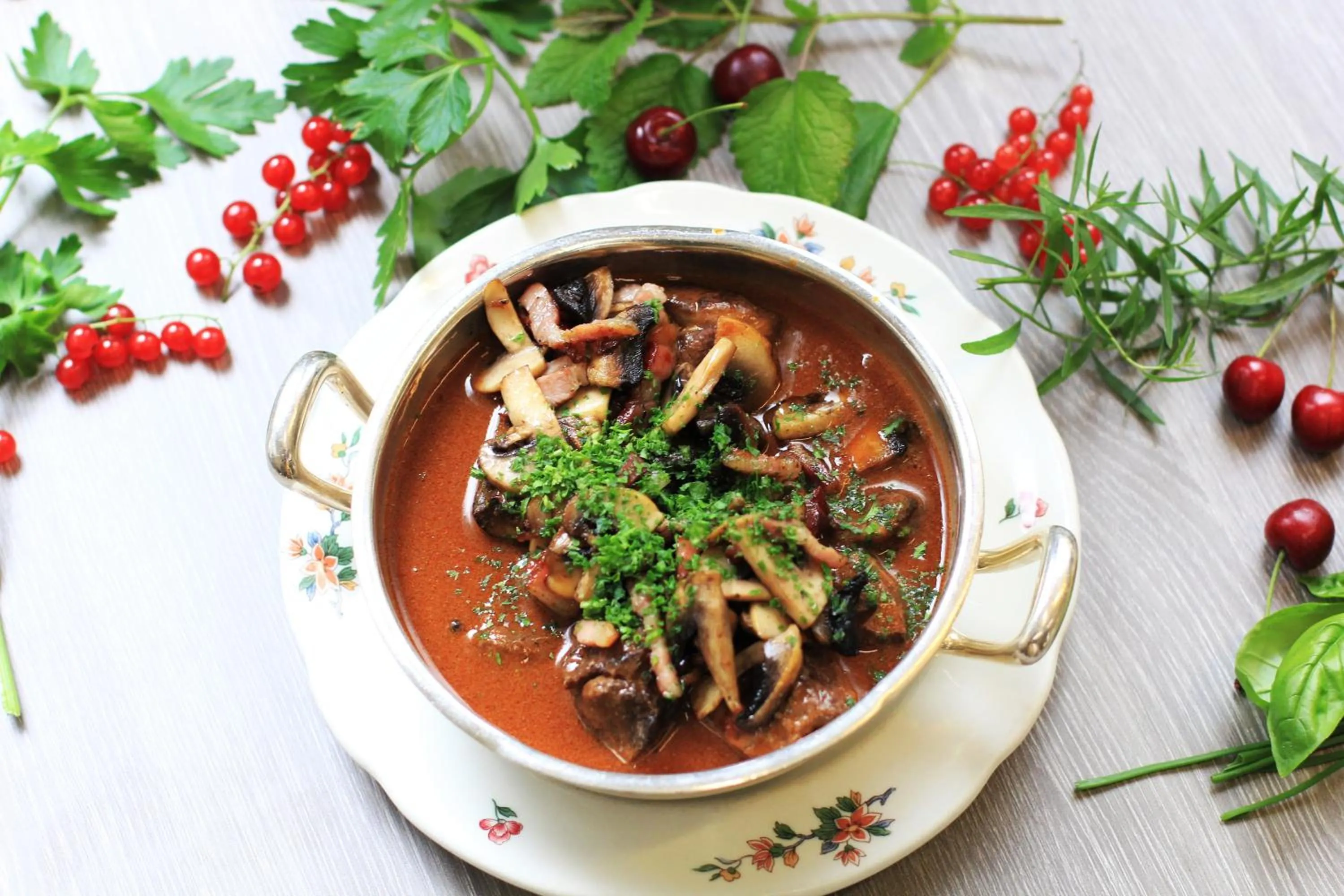 Lunch in Hostellerie au Cygne