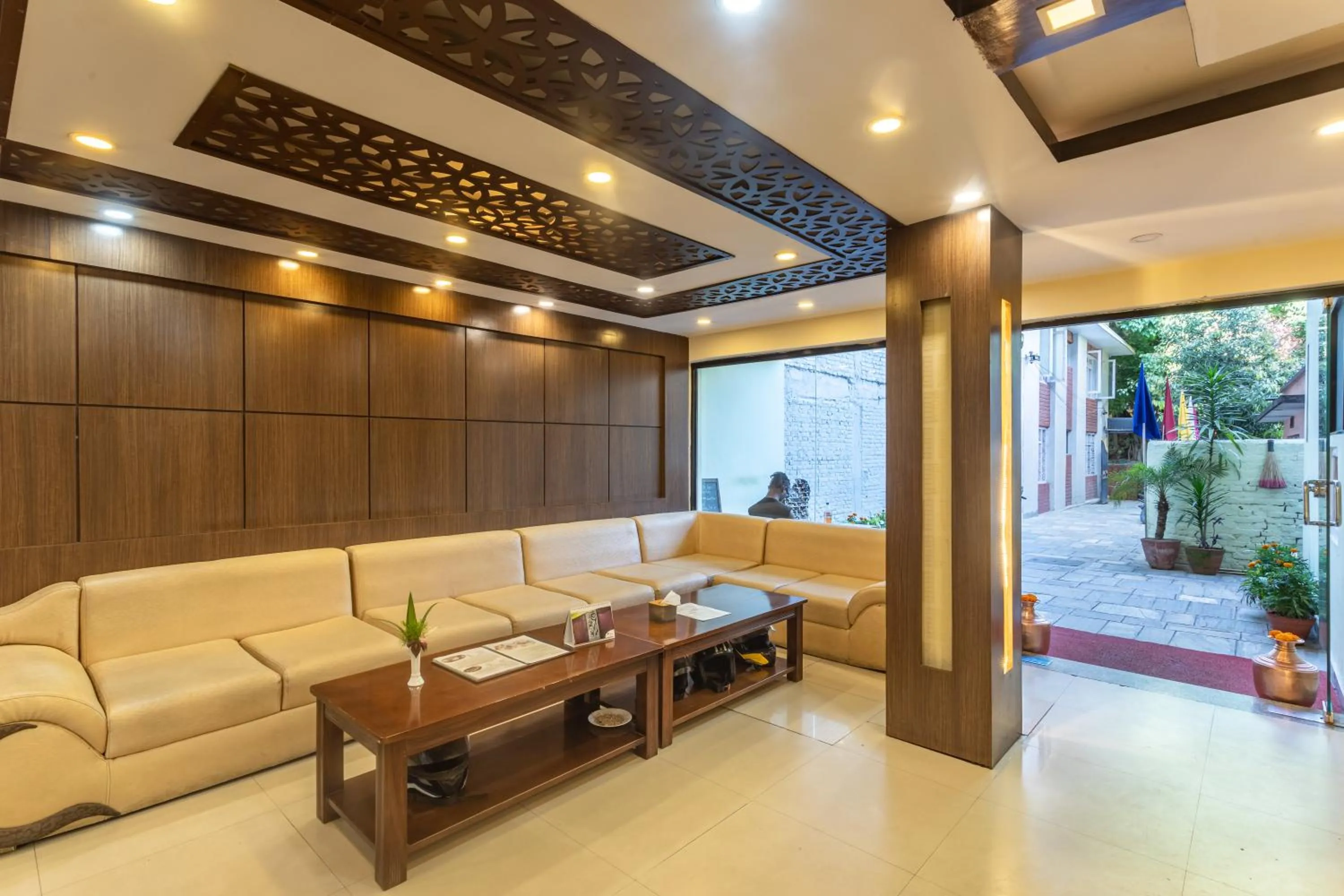 Lobby or reception in Hotel Sapana Garden Thamel