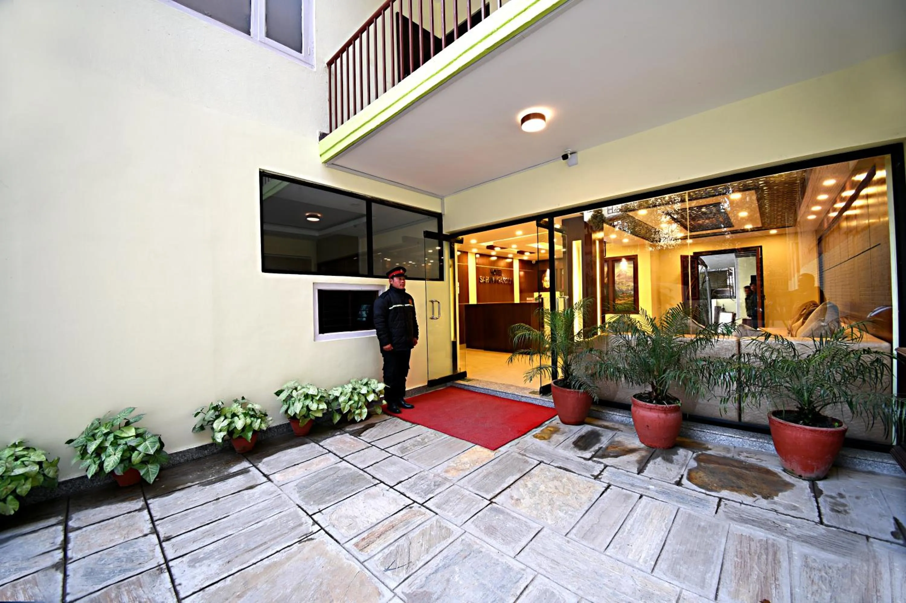 Facade/entrance in Hotel Sapana Garden Thamel
