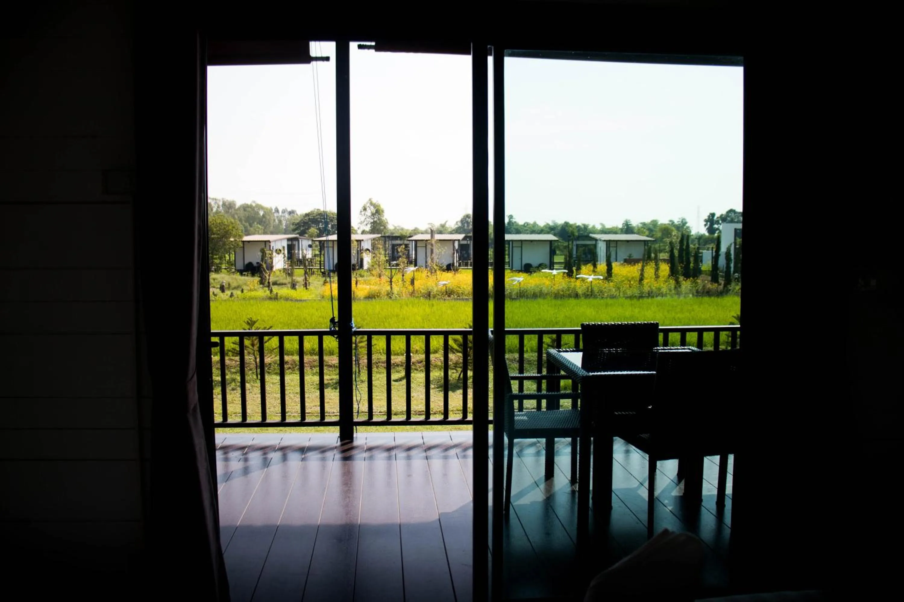 Garden view in Mae On Village Resort