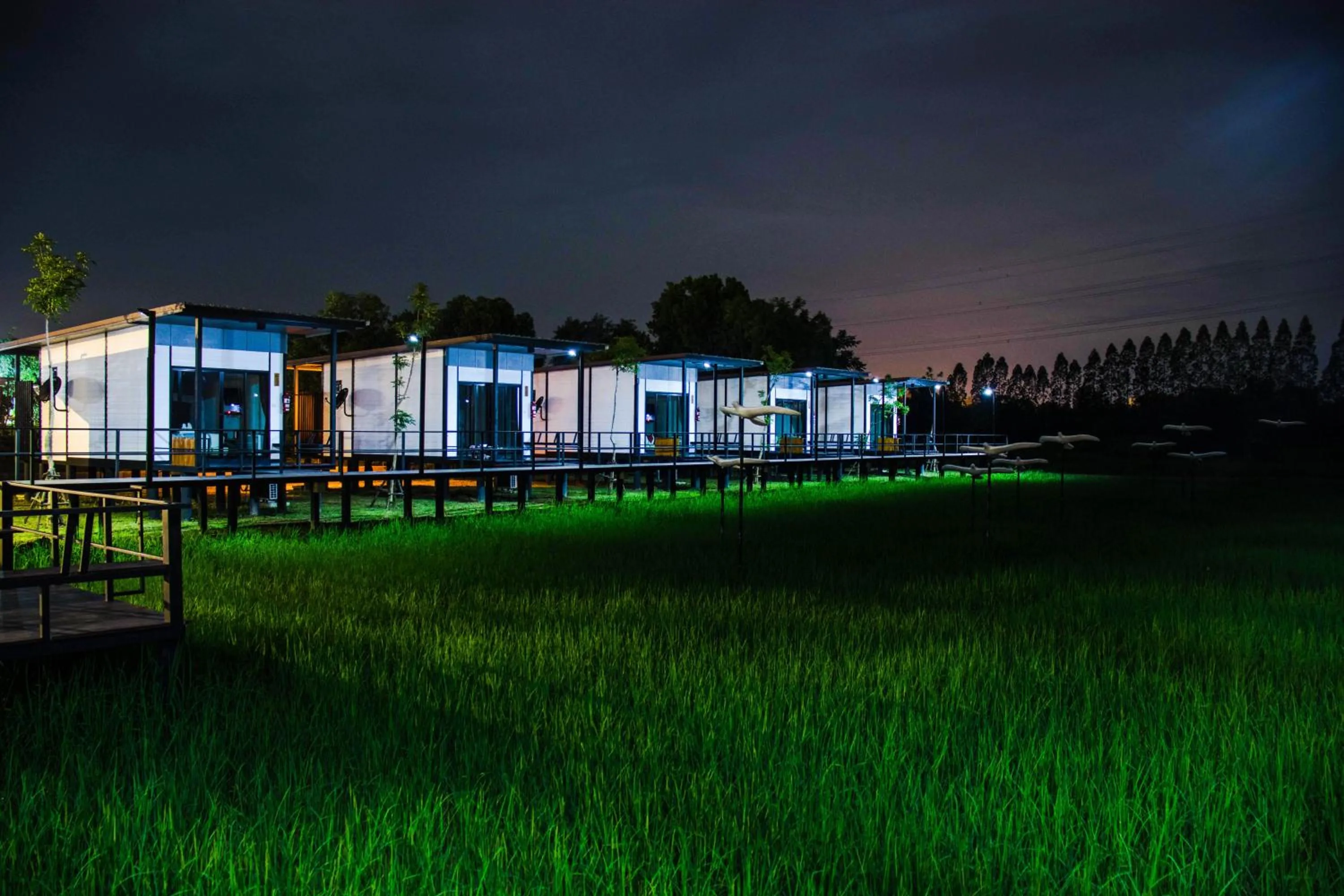 Property building in Mae On Village Resort