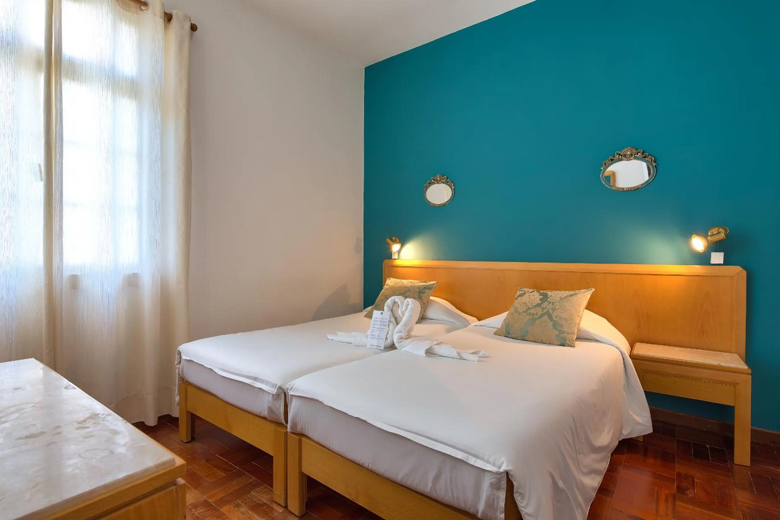 Decorative detail, Bed in Hotel Monte Carlo