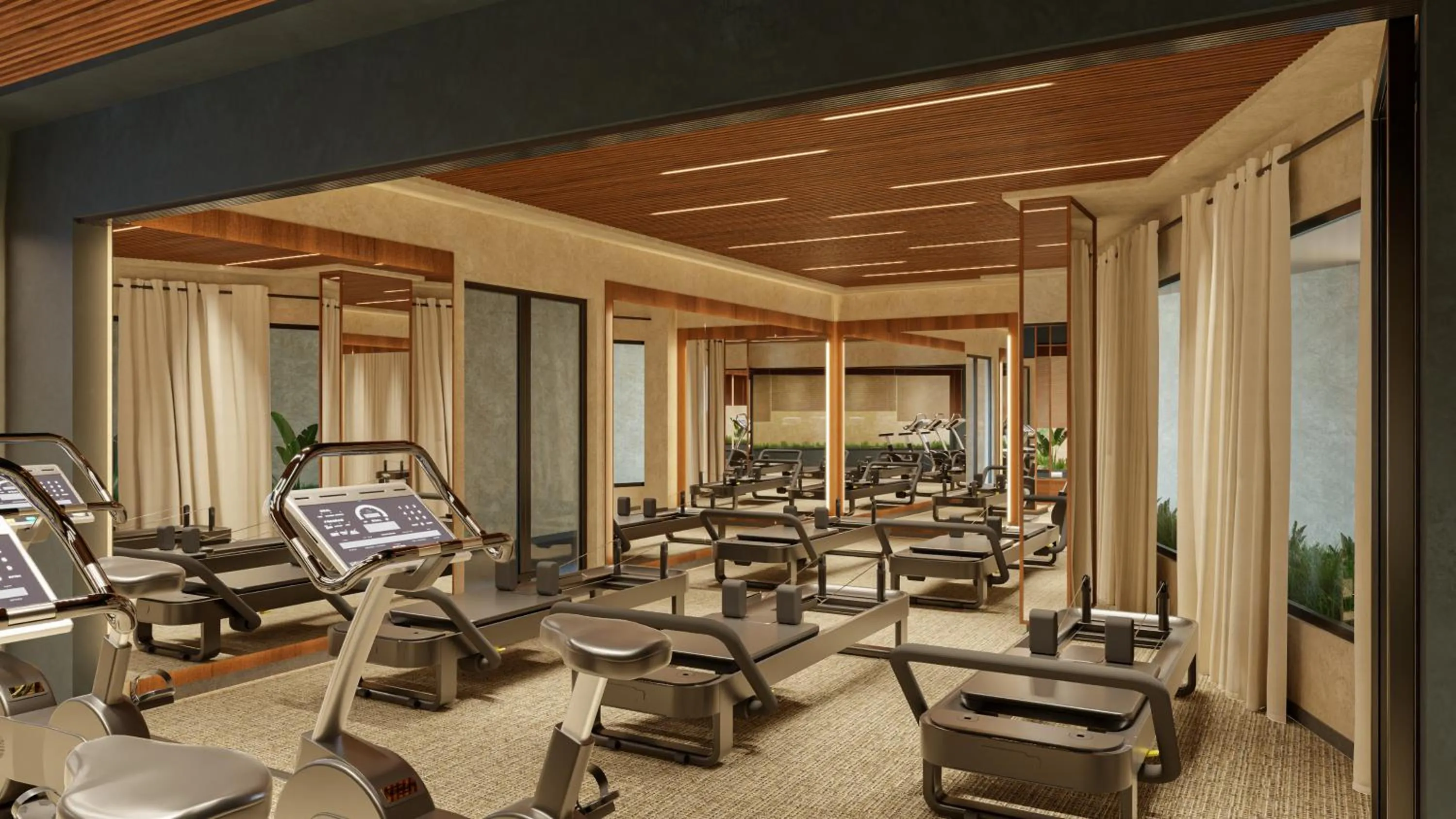 Fitness centre/facilities in HD Beach Resort