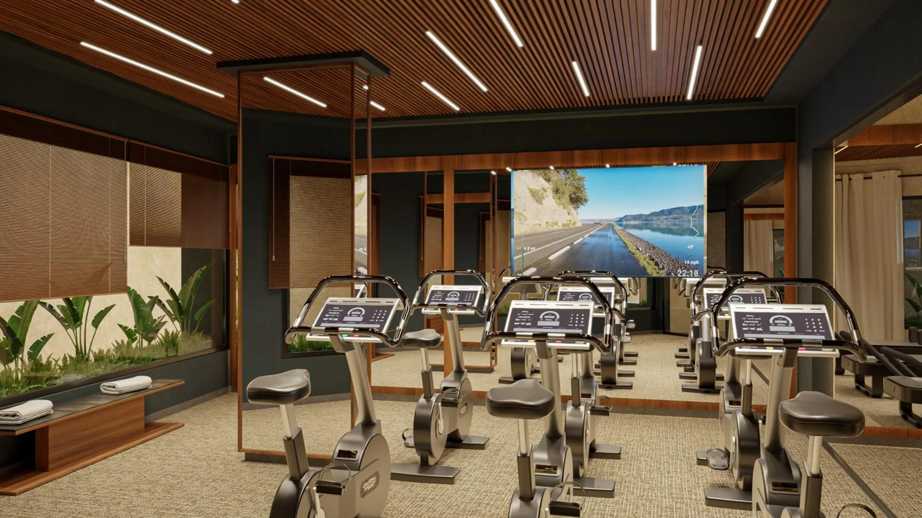 Fitness centre/facilities in HD Beach Resort