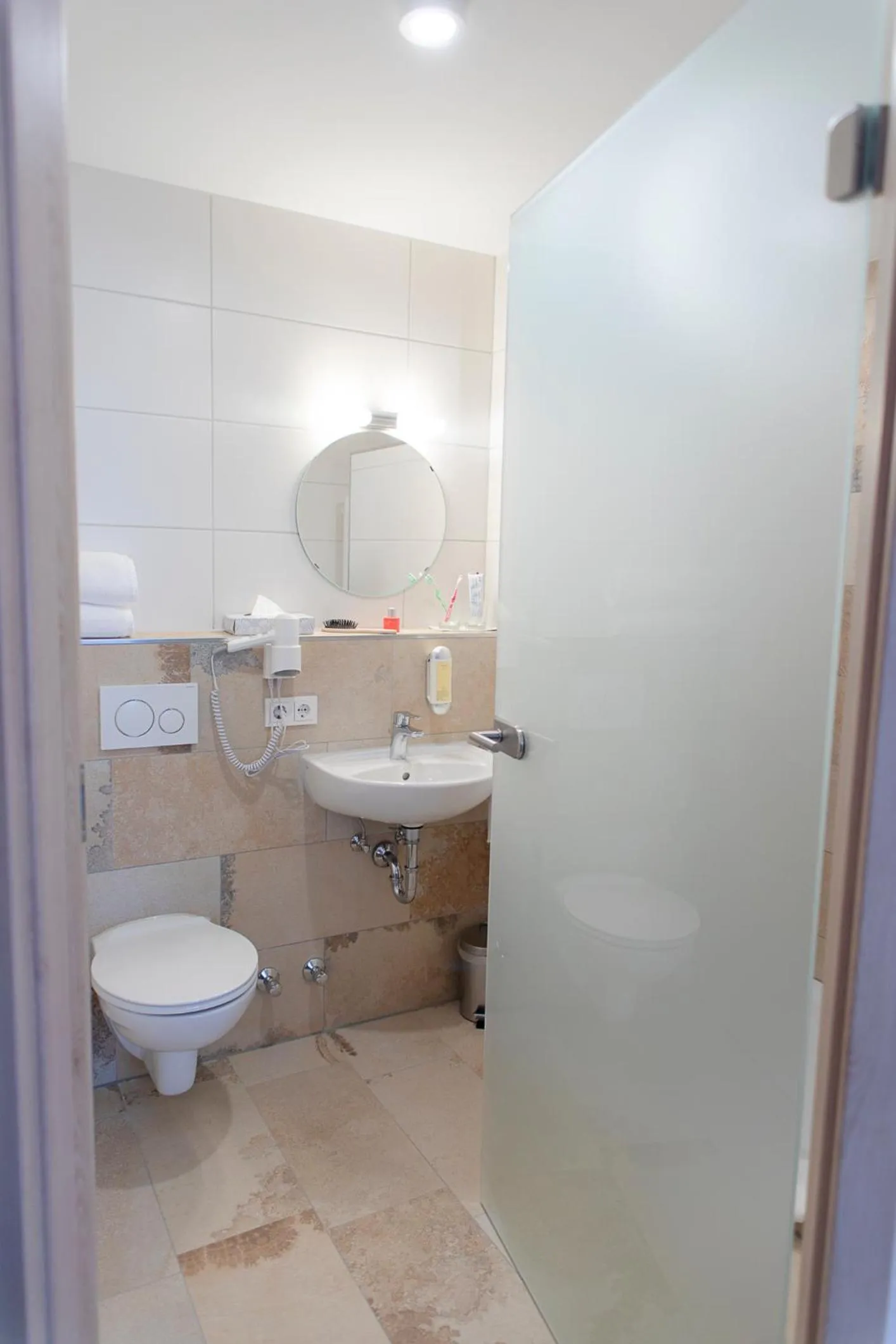 Toilet in Gästehaus - Kretschmannshof