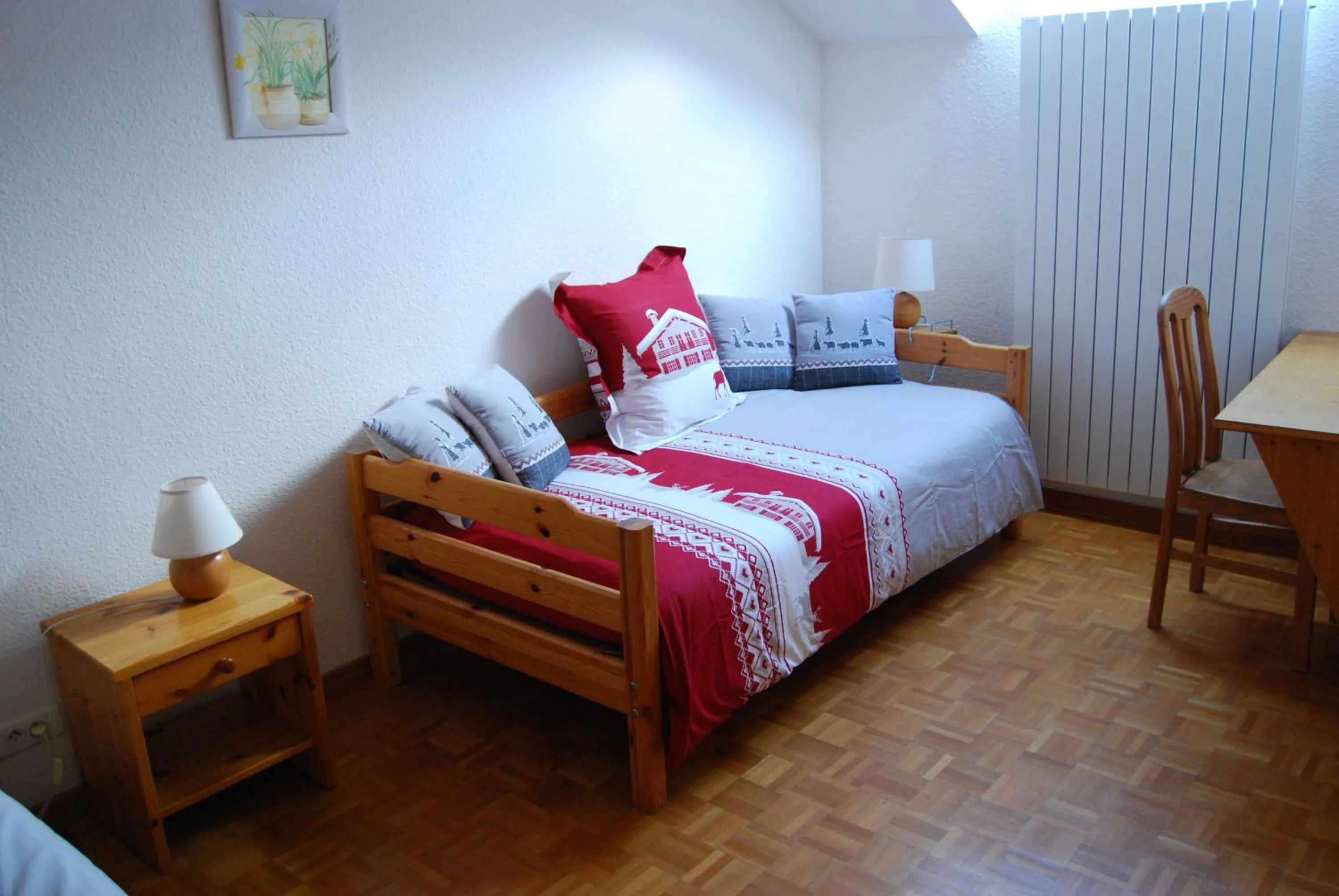 Bed in Chambre d'hôtes Kieffer Le Grand Bienfaisy