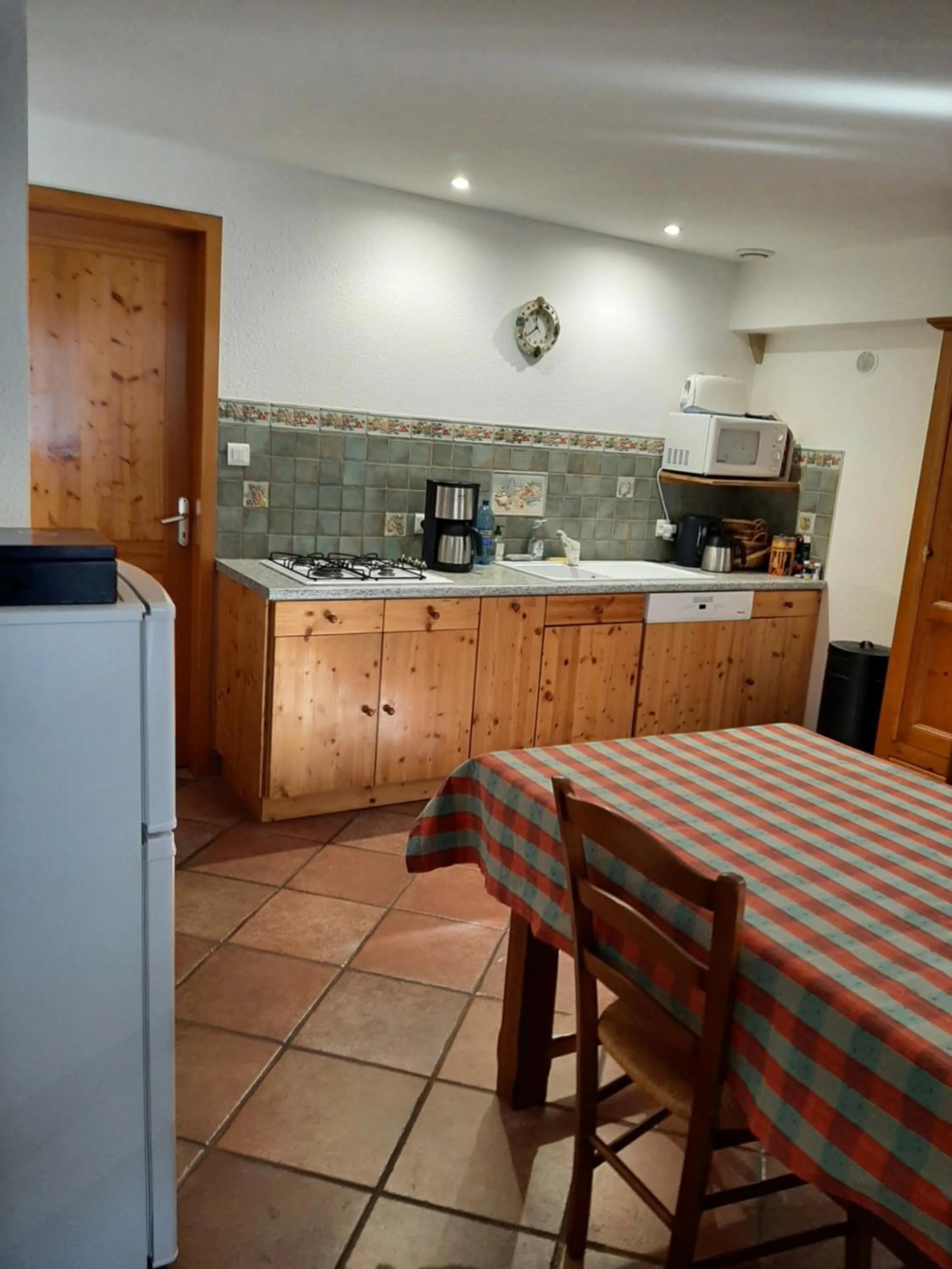 Kitchen or kitchenette in Chambre d'hôtes Kieffer Le Grand Bienfaisy