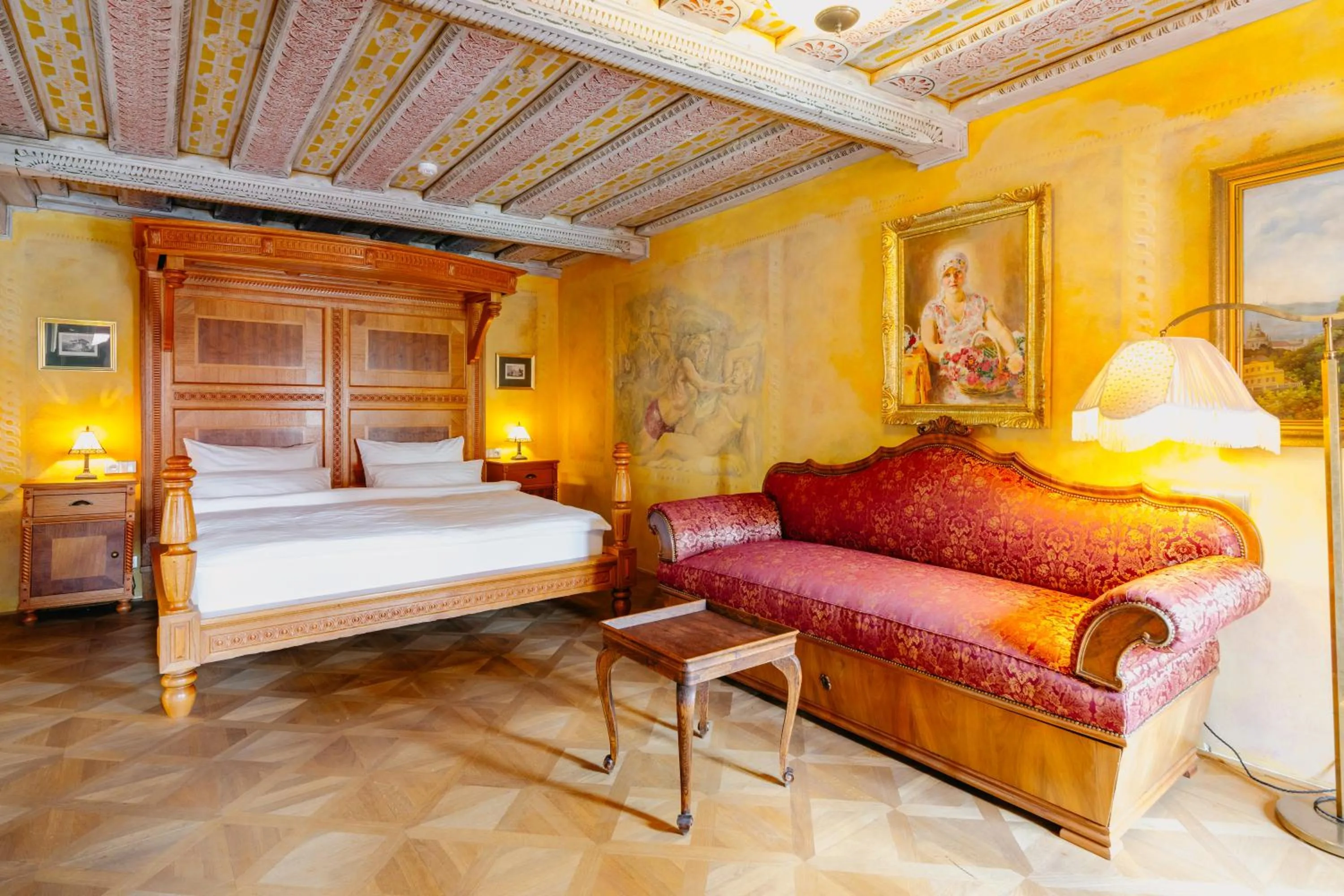 Bed in Hotel Krčínův Dům