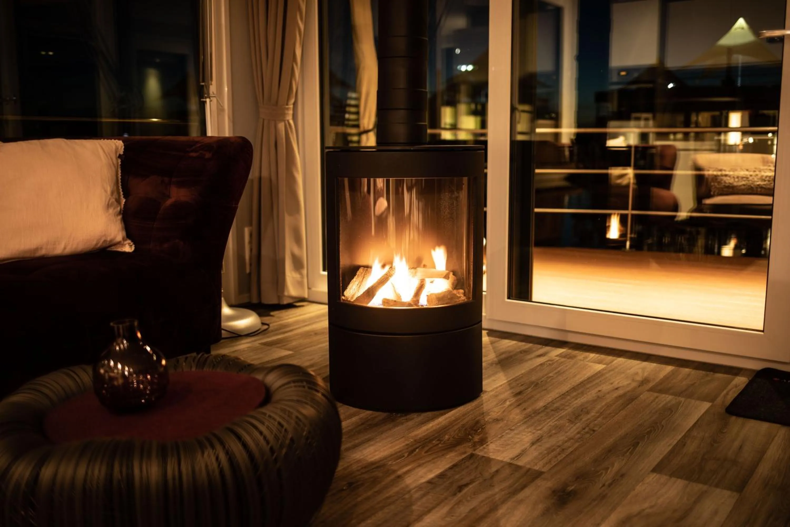 Living room in Floating Village Brombachsee