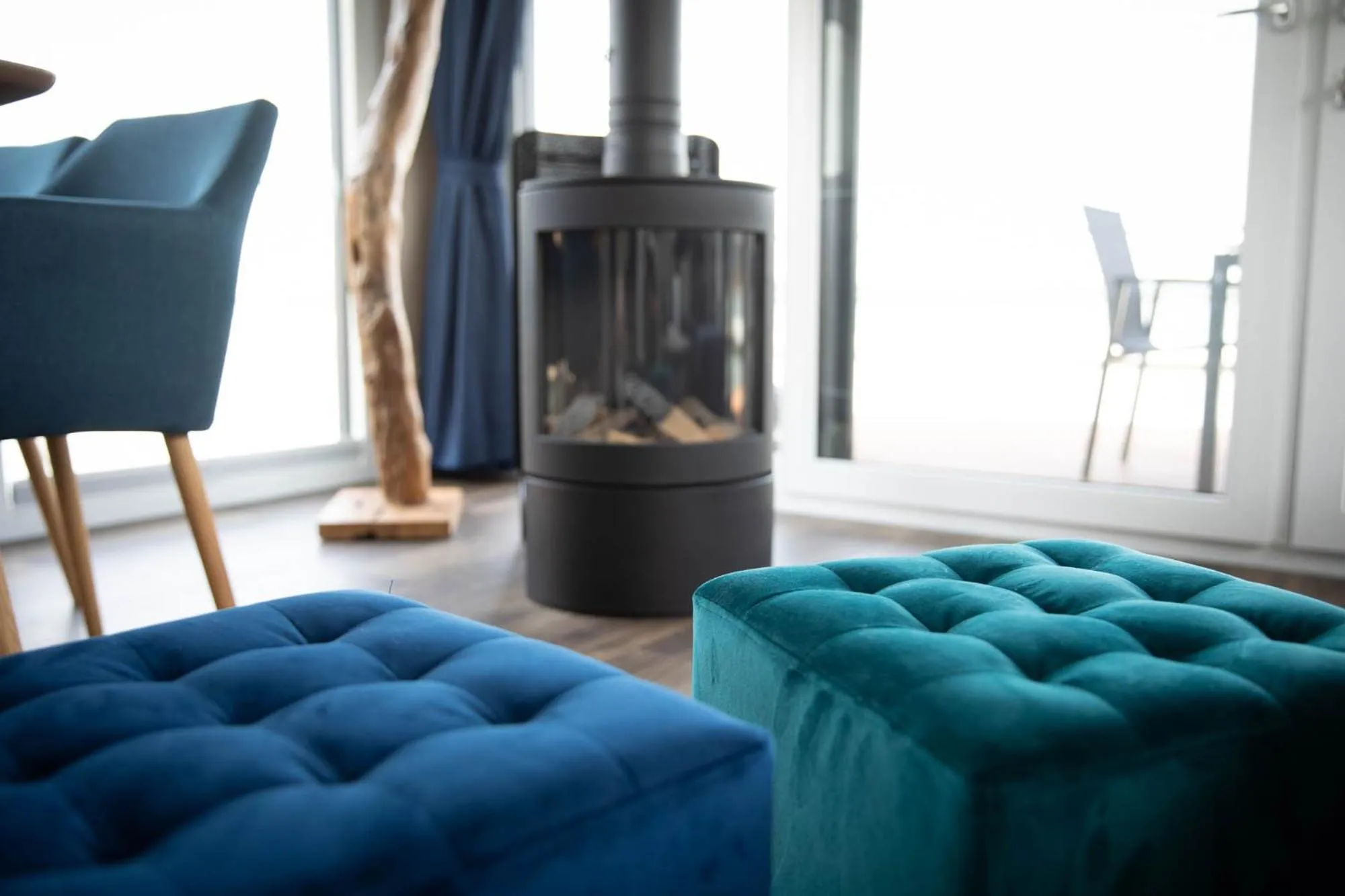 Living room in Floating Village Brombachsee