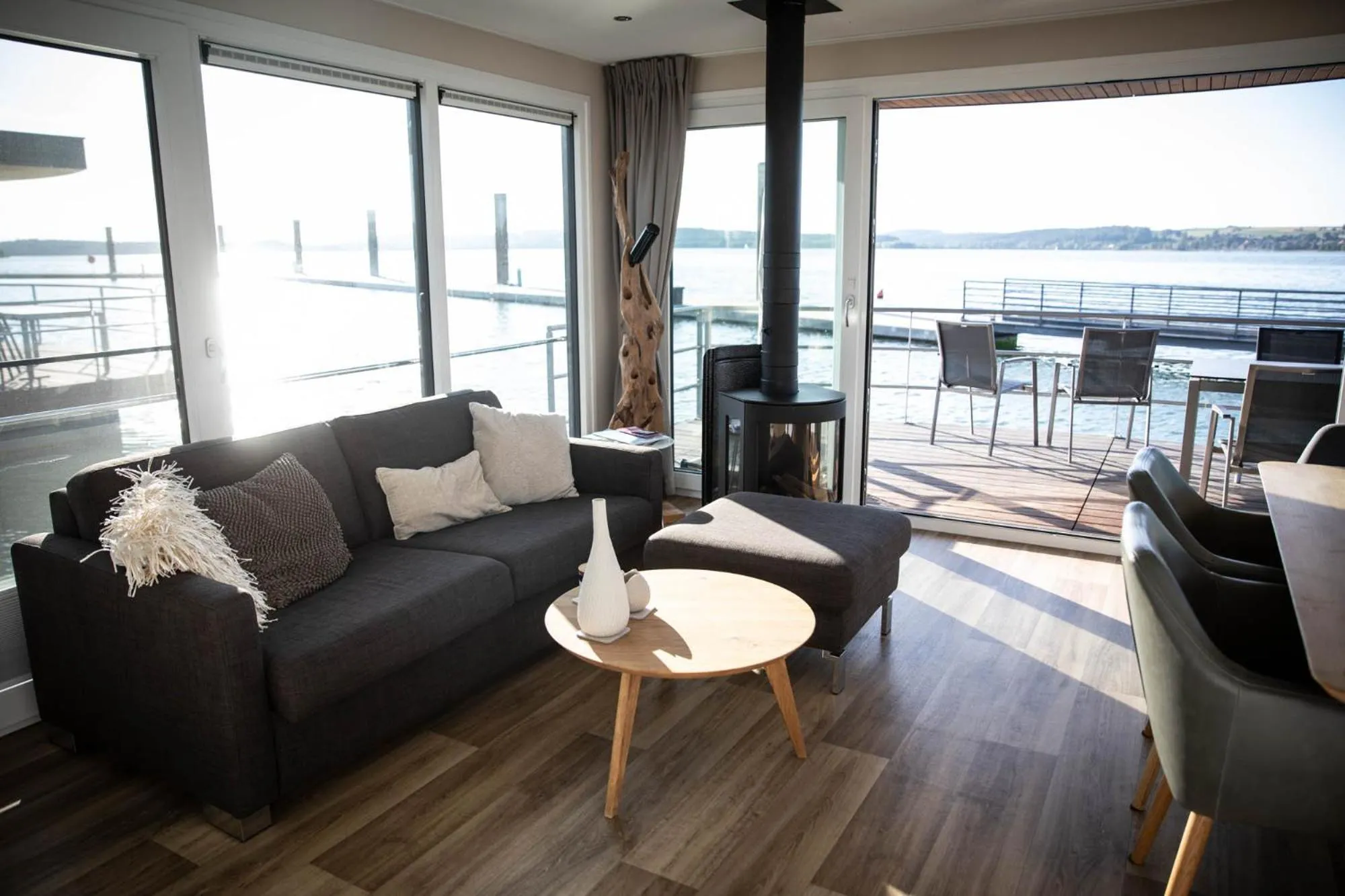 Living room in Floating Village Brombachsee