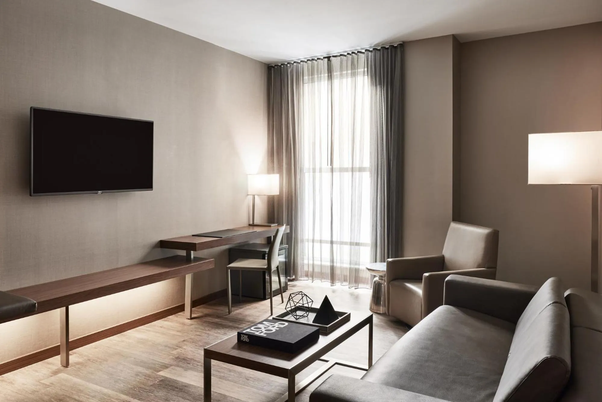 Living room in AC Hotel by Marriott New Orleans French Quarter