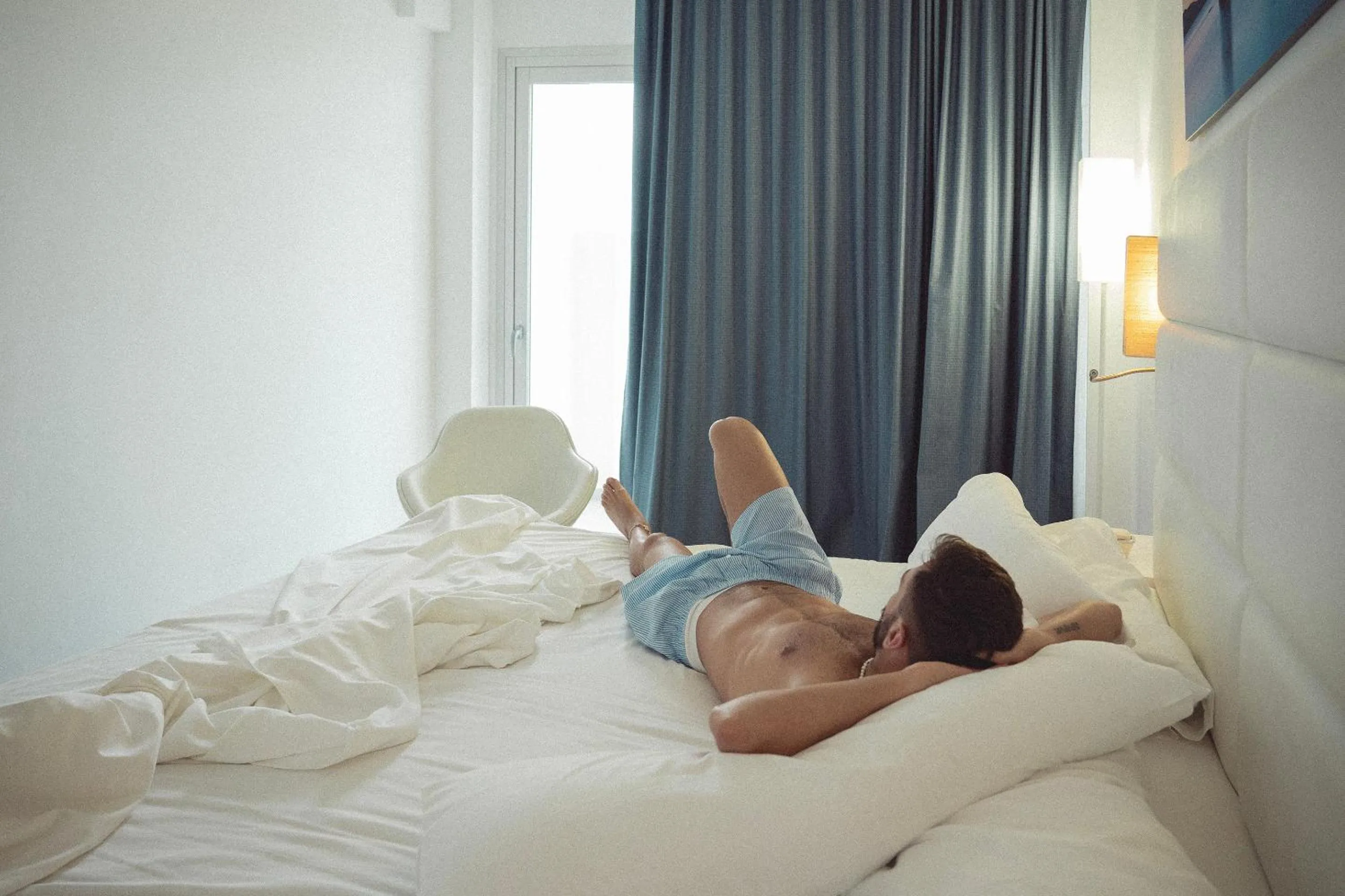 Swimming pool, Bed in Axel Beach Ibiza - Adults Only