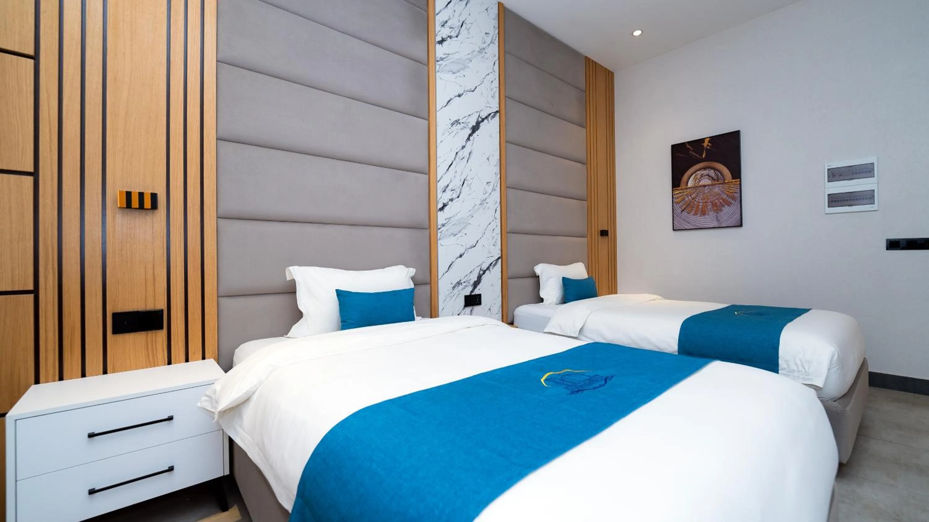 Bed in Parliament Palace Hotel