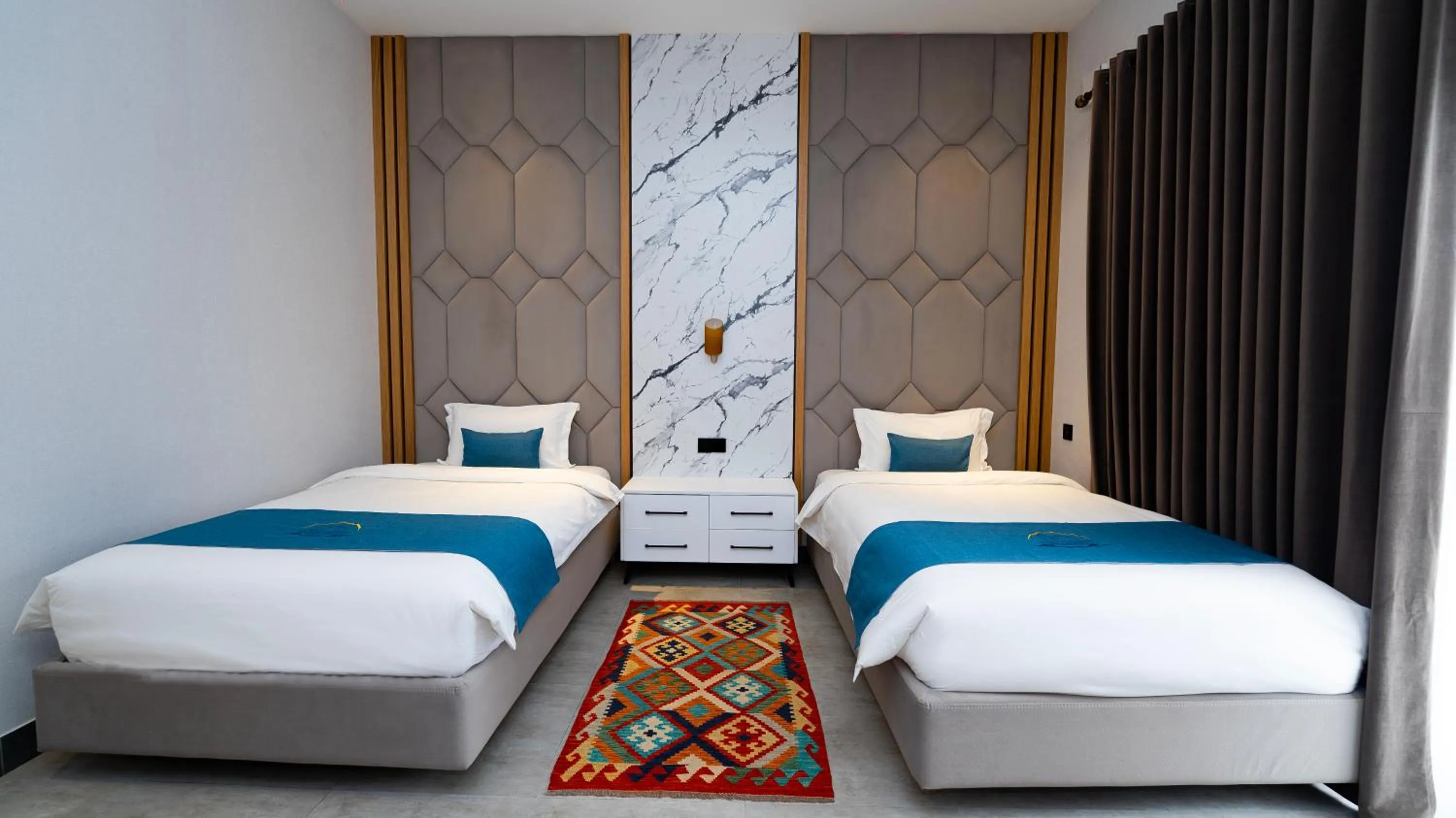 Bed in Parliament Palace Hotel