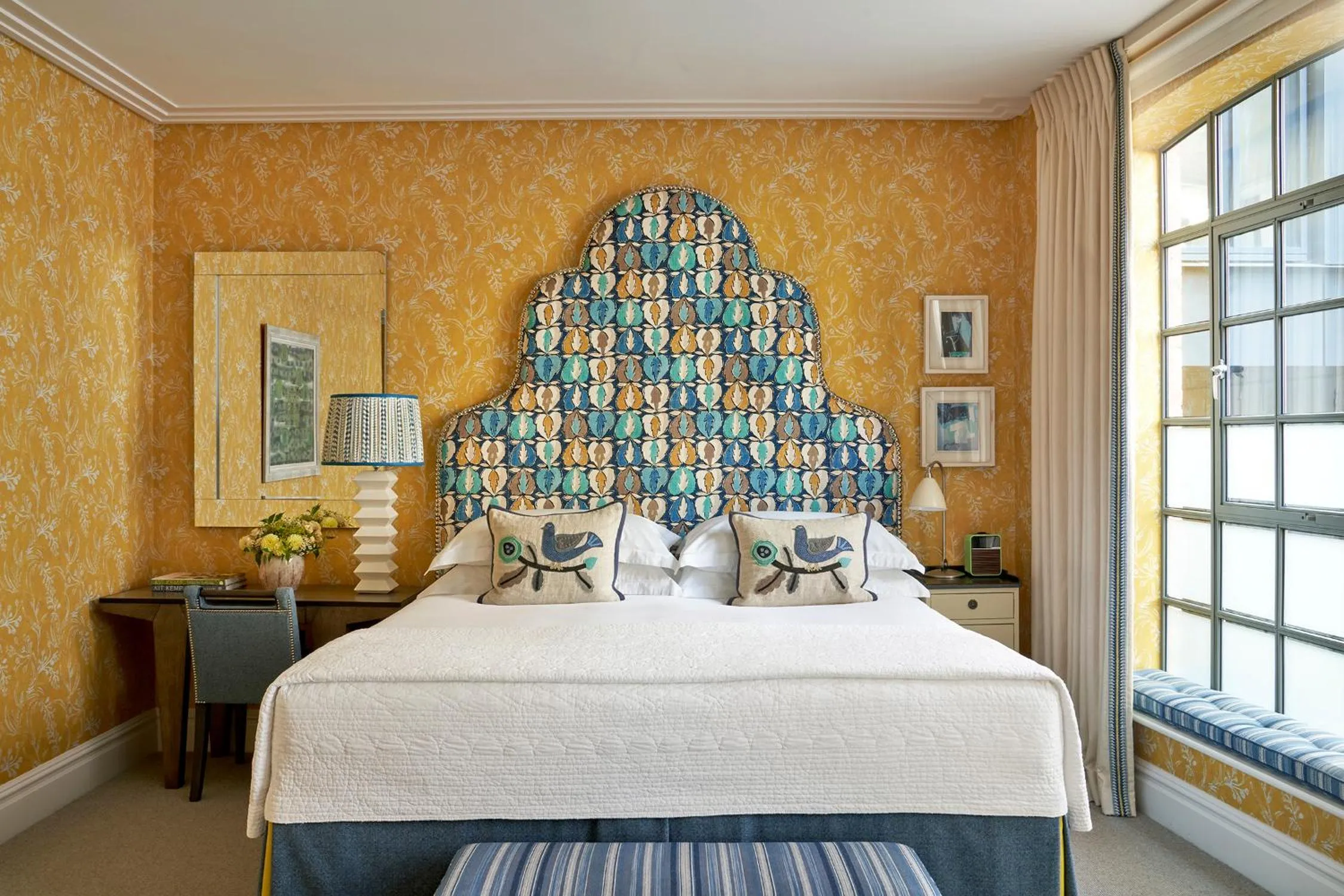 Bed in The Soho Hotel, Firmdale Hotels