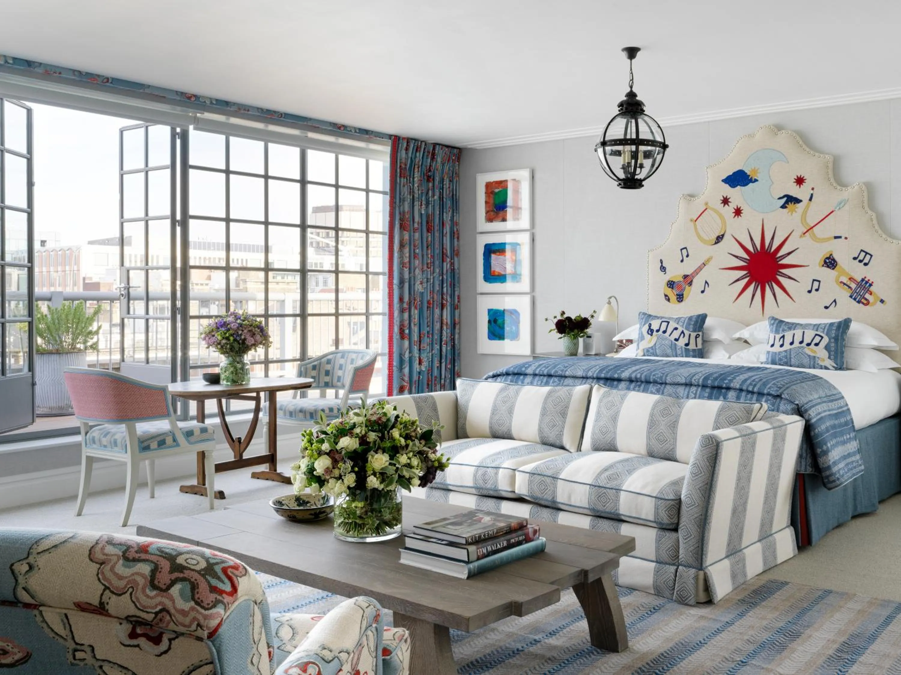 Bedroom, Bed in The Soho Hotel, Firmdale Hotels