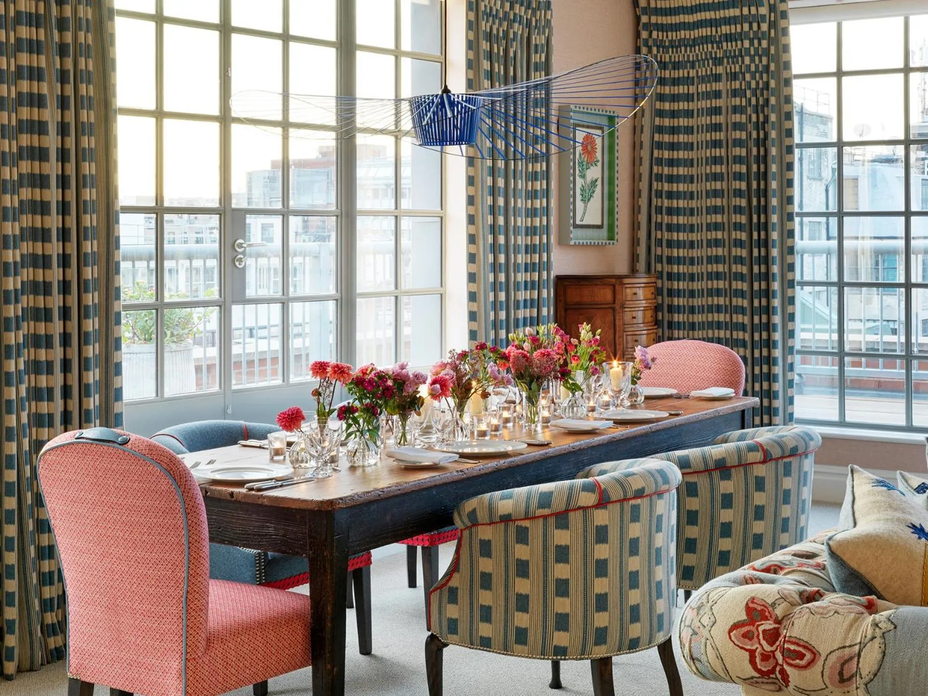 Living room in The Soho Hotel, Firmdale Hotels