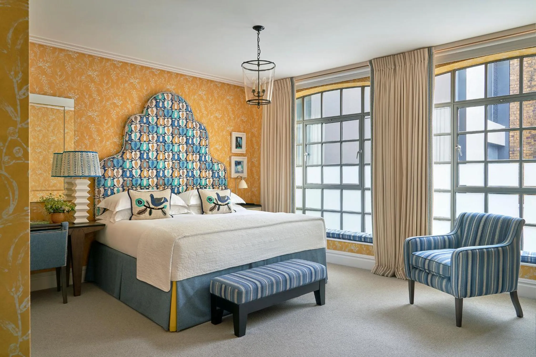 Bed in The Soho Hotel, Firmdale Hotels