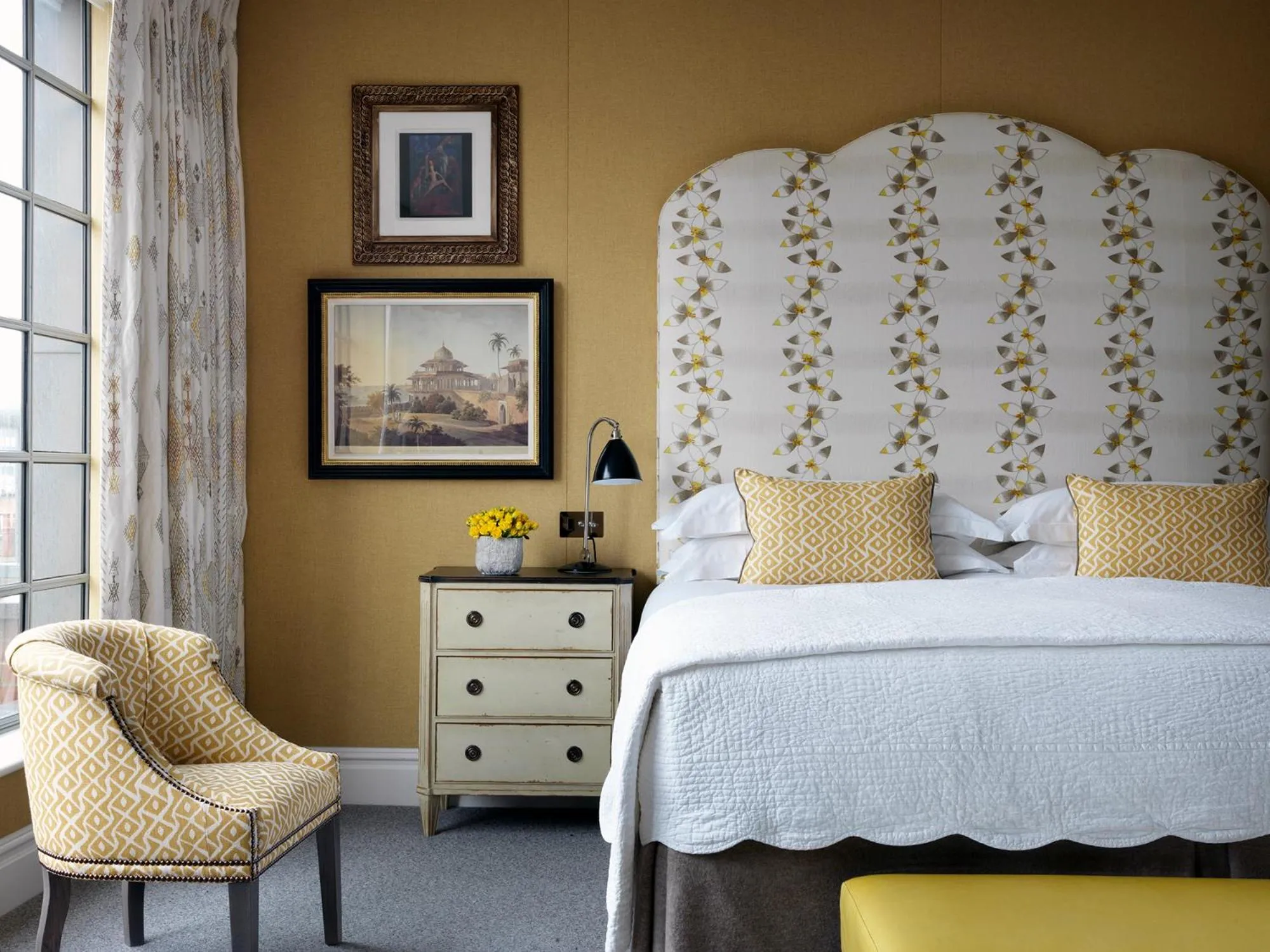 Bed in The Soho Hotel, Firmdale Hotels