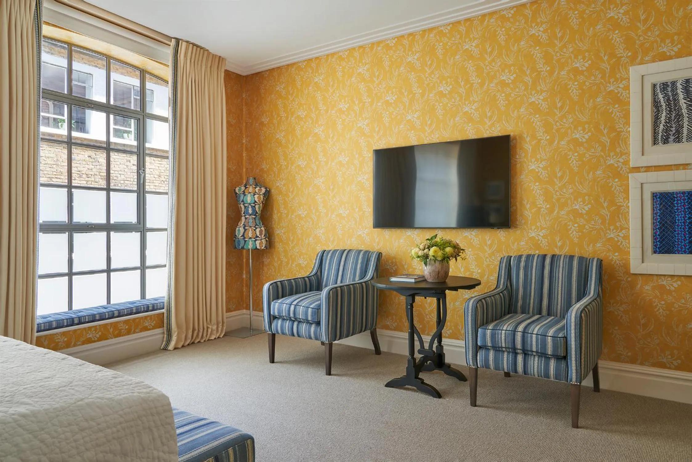 Bed in The Soho Hotel, Firmdale Hotels