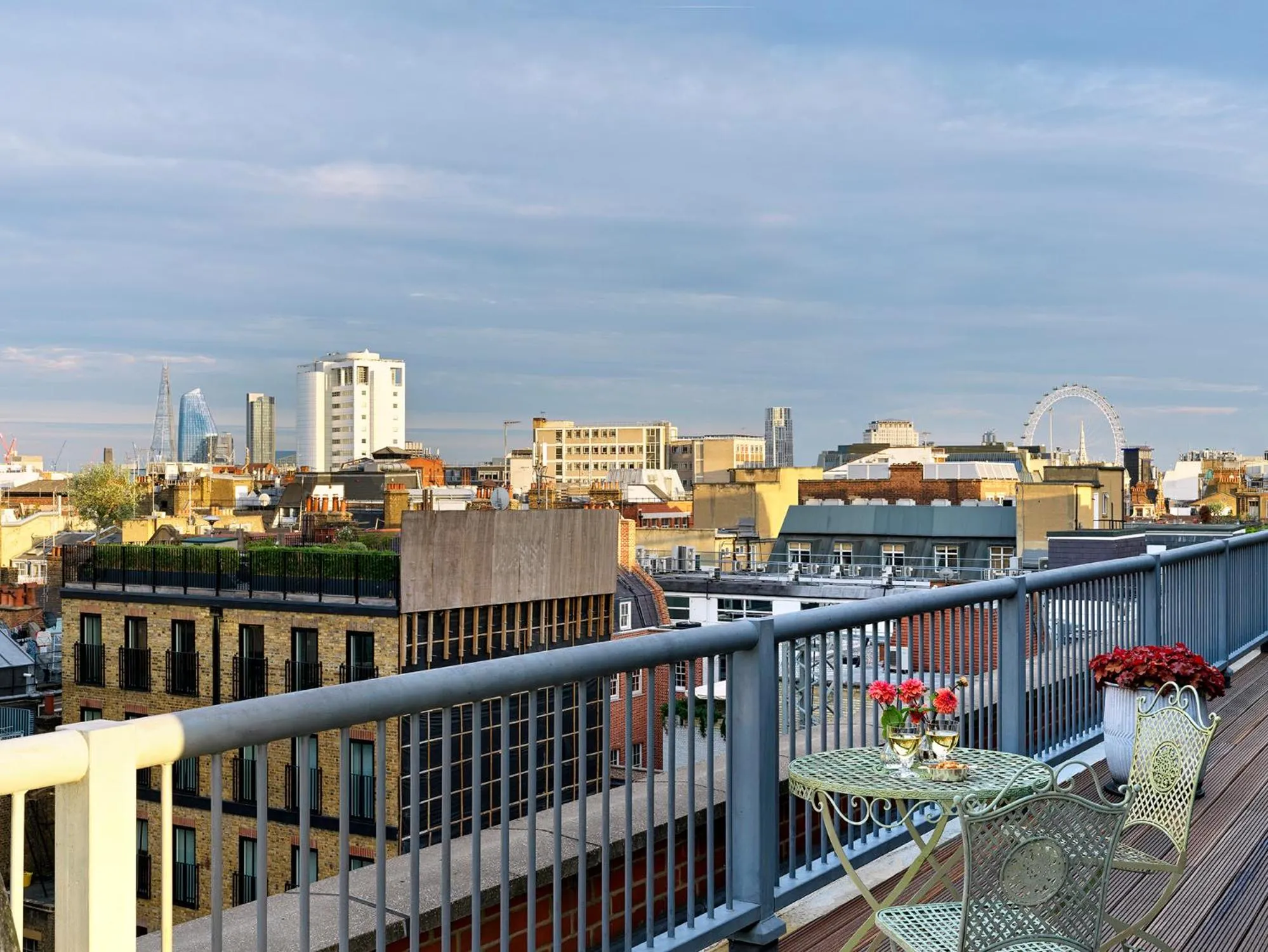 Balcony/Terrace in The Soho Hotel, Firmdale Hotels