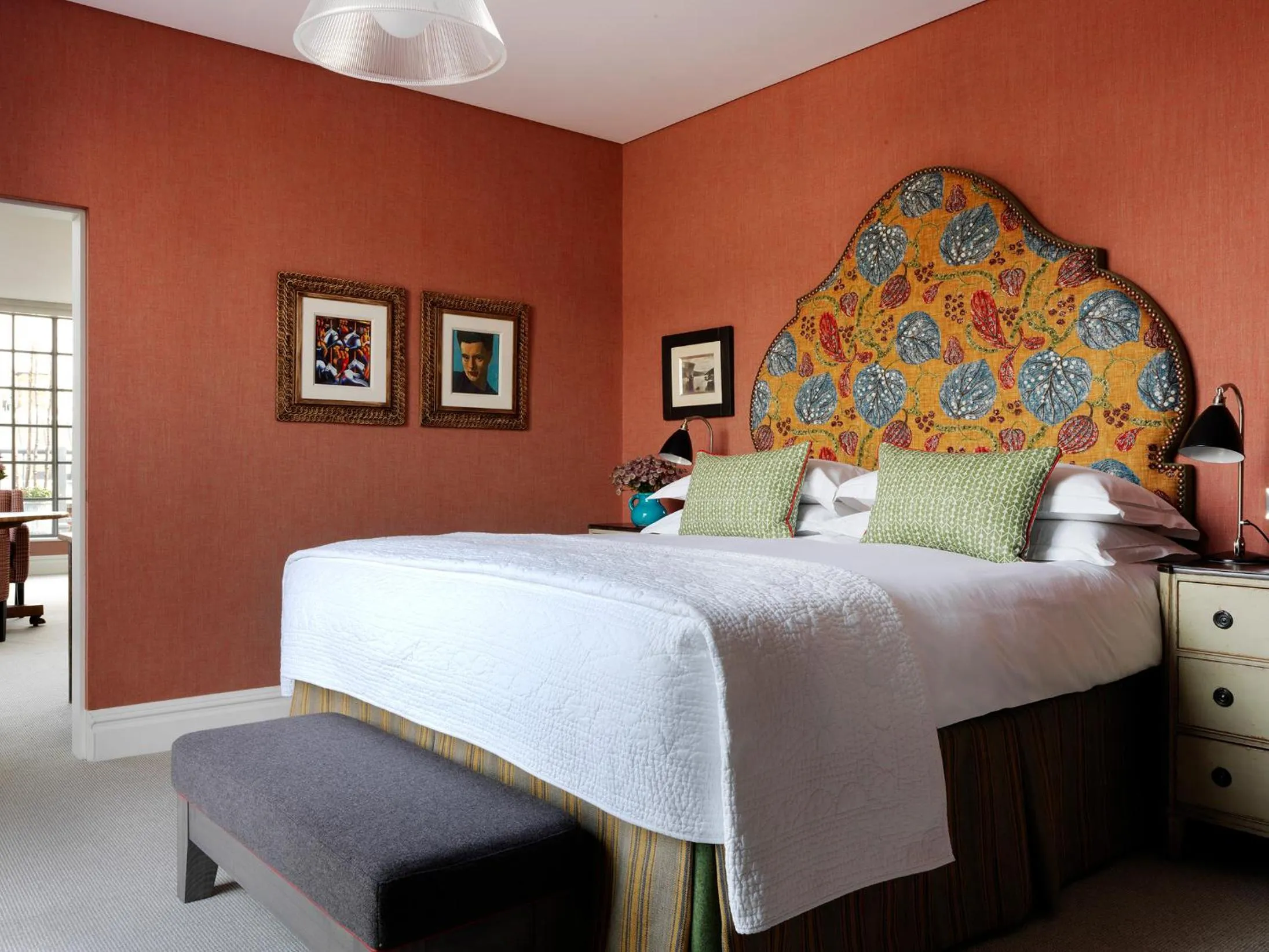 Bedroom, Bed in The Soho Hotel, Firmdale Hotels