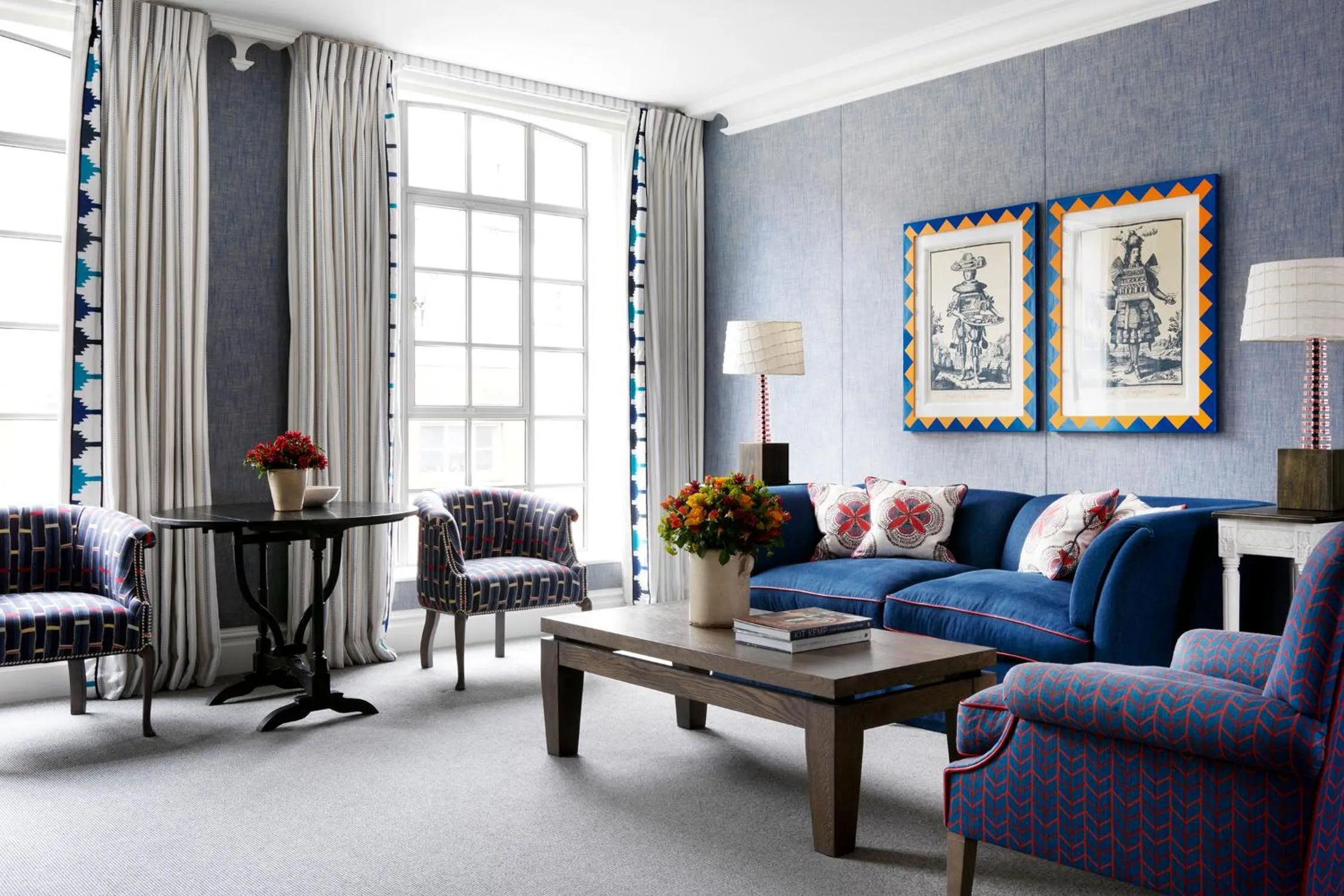 Bedroom in The Soho Hotel, Firmdale Hotels