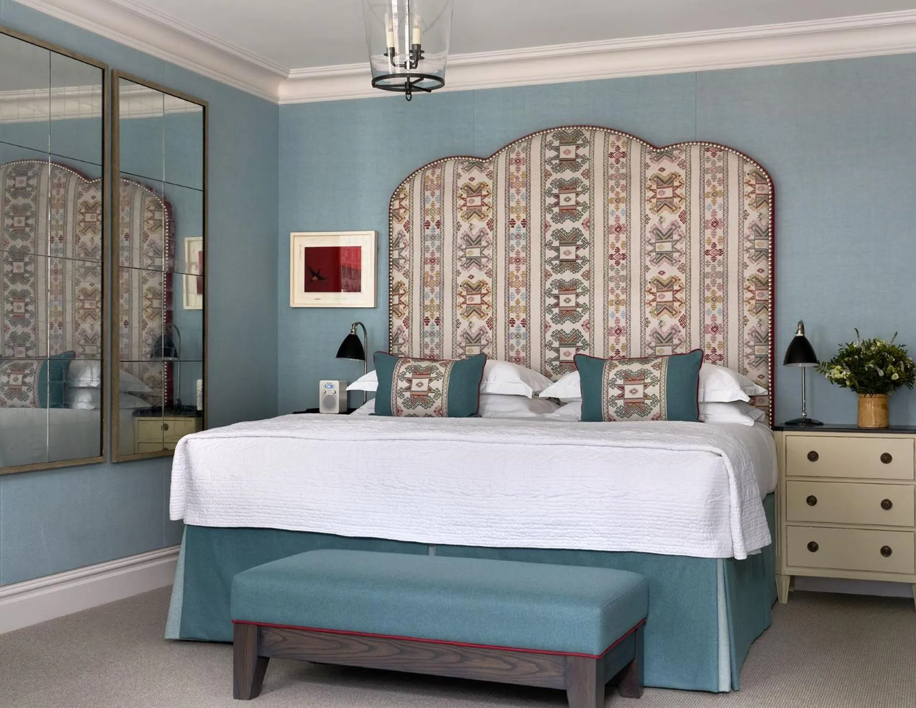 Bedroom, Bed in The Soho Hotel, Firmdale Hotels