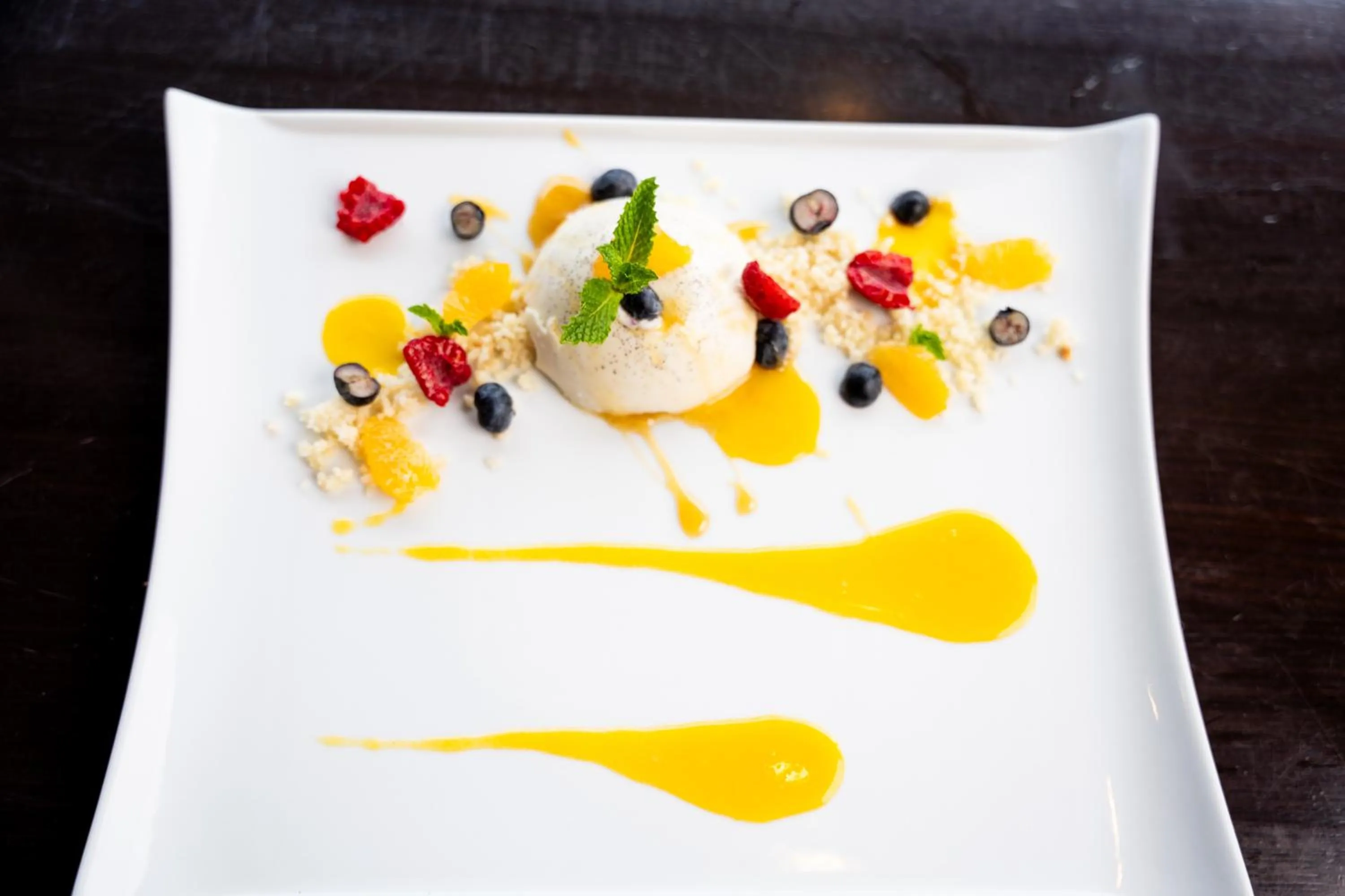 Food in Red Lion Templin's Hotel on the River