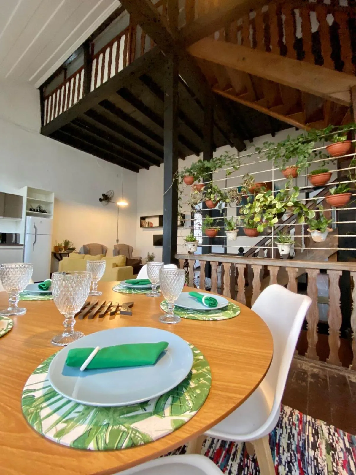 Seating area in Pousada Bartholomeu