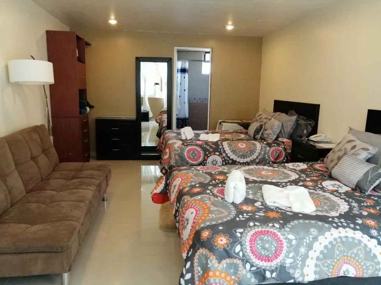 Bed in Hotel El Refugio