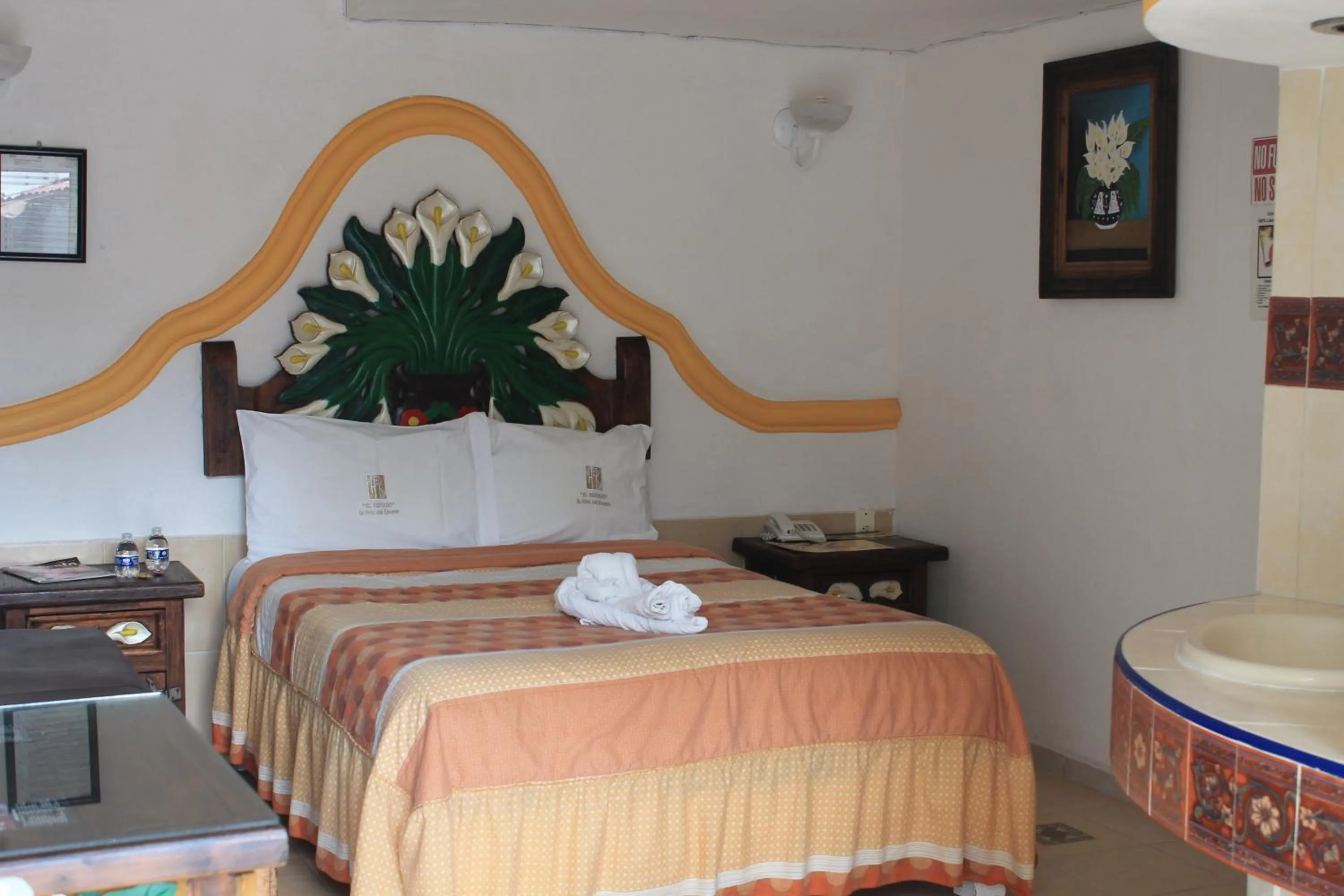 Bed in Hotel El Refugio