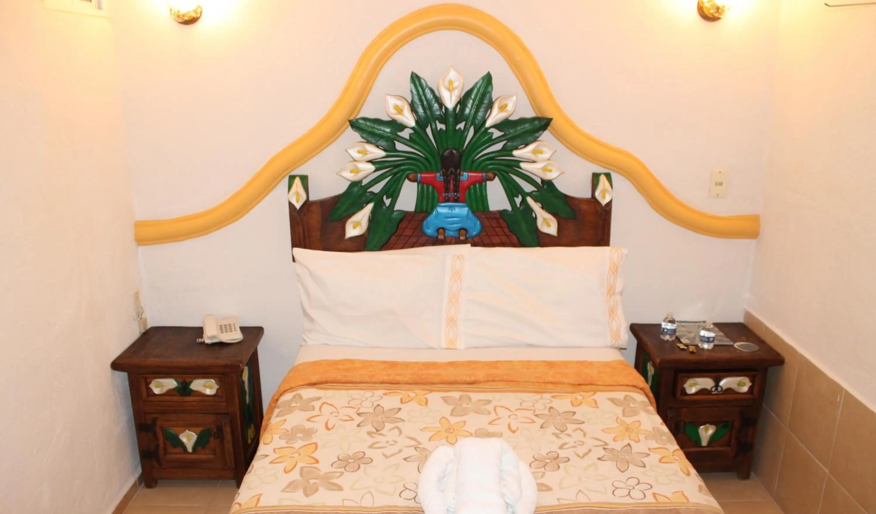 Bed in Hotel El Refugio