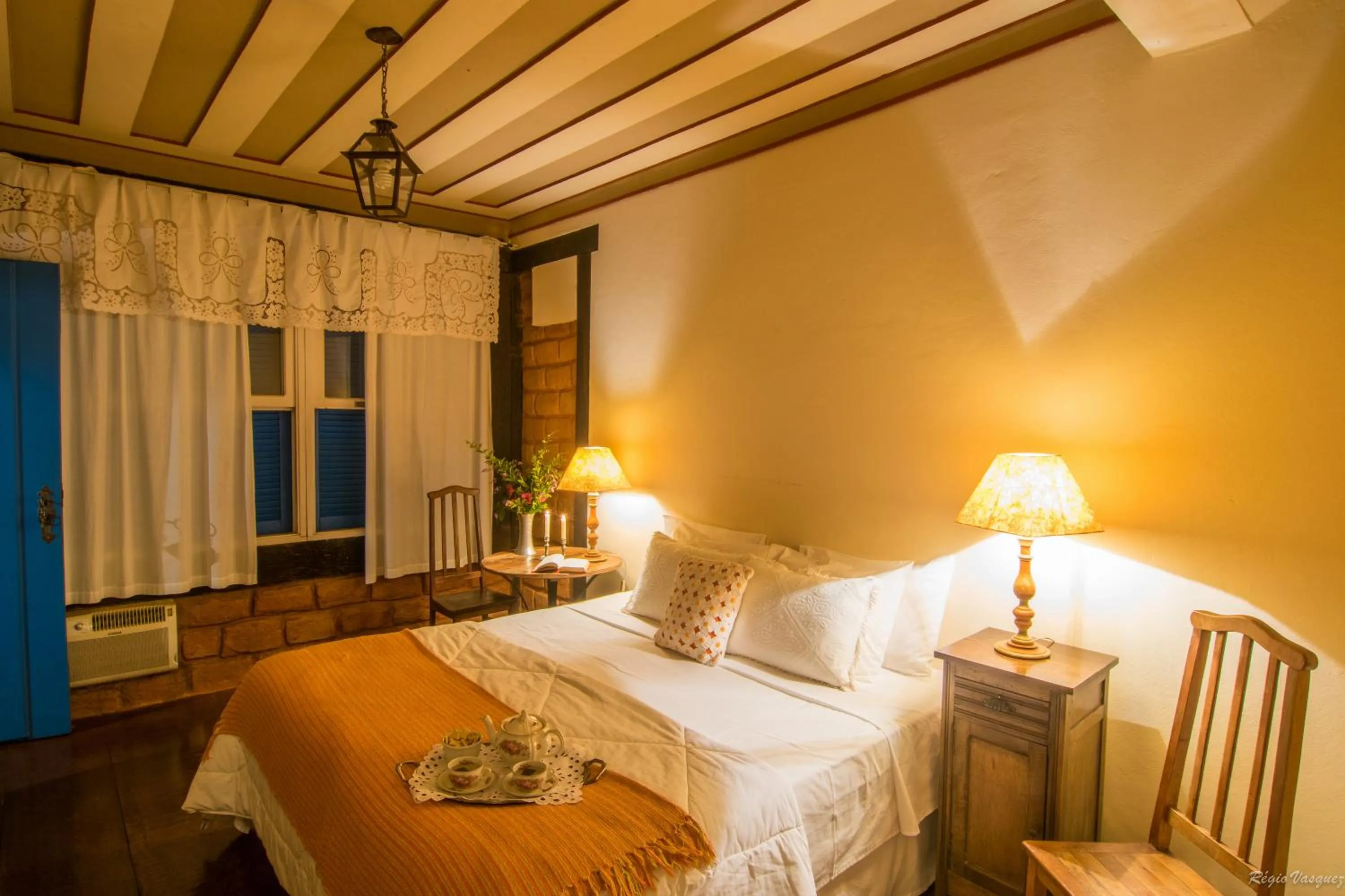 Bed in Pousada Paço do Lavradio