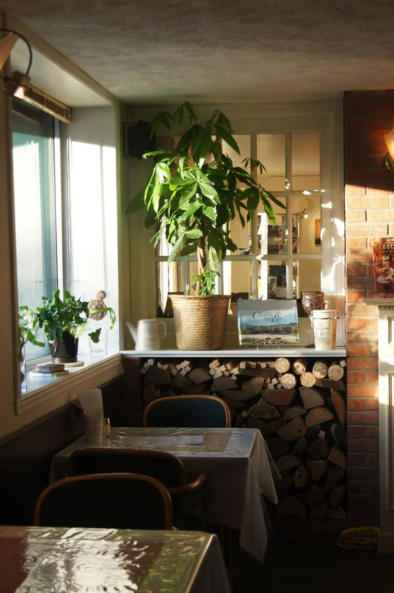 Decorative detail in Auberge La Chocolatiere