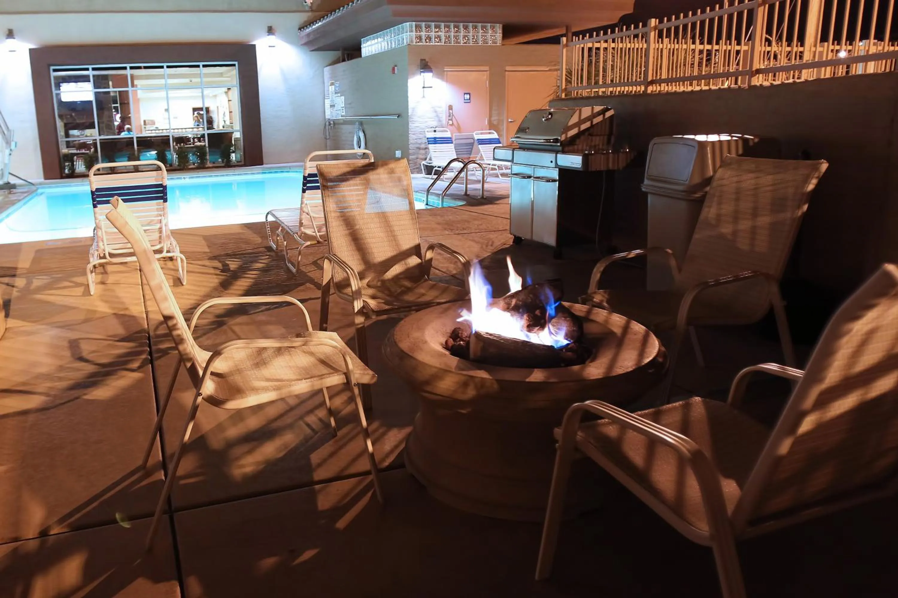 Patio in Garden Place Suites