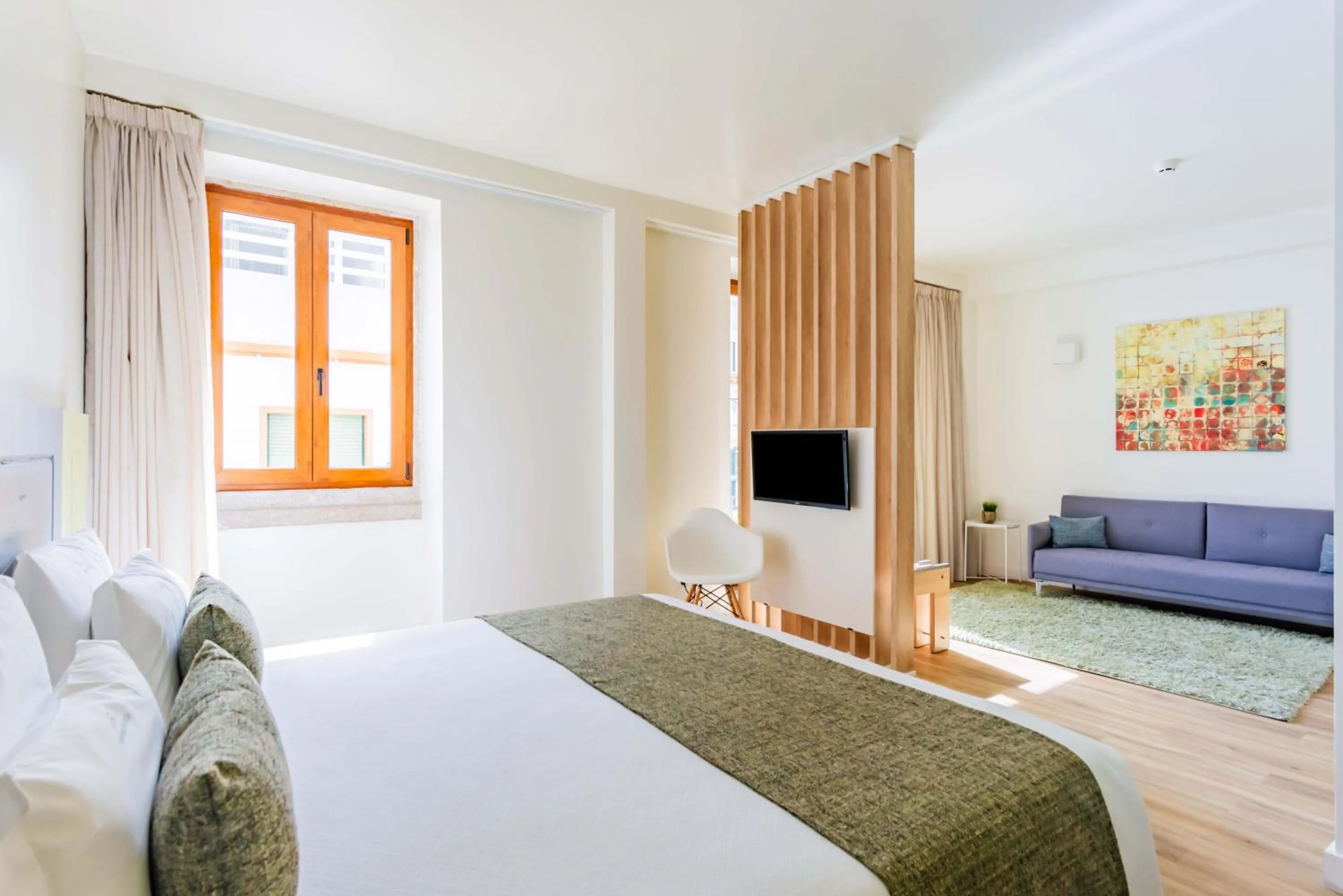 Bed in Porta da Arrábida Suites