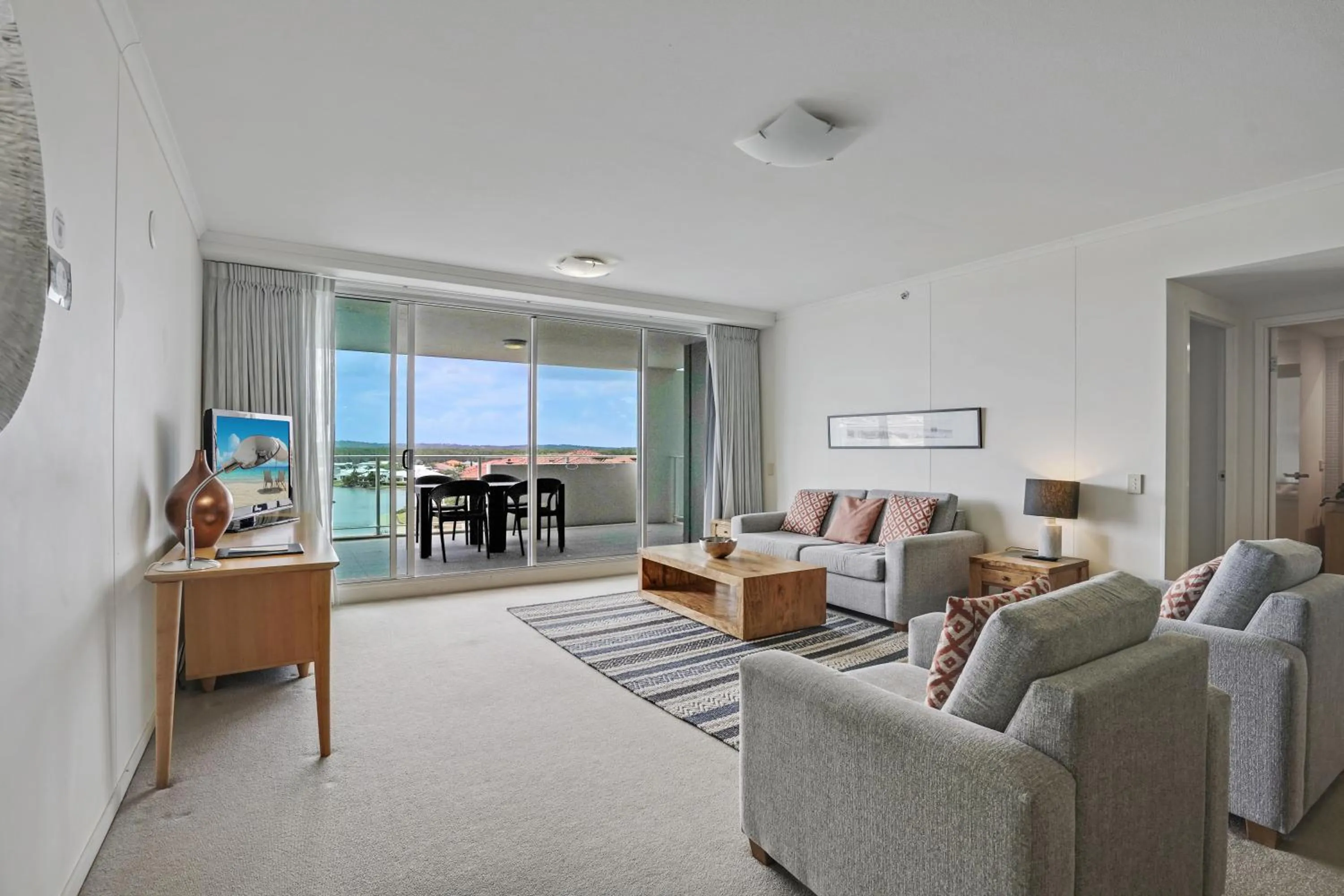 Living room in Pelican Waters Golf Resort Sunshine Coast