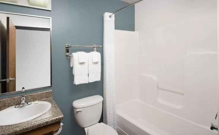 Bathroom in WoodSpring Suites Allentown Bethlehem