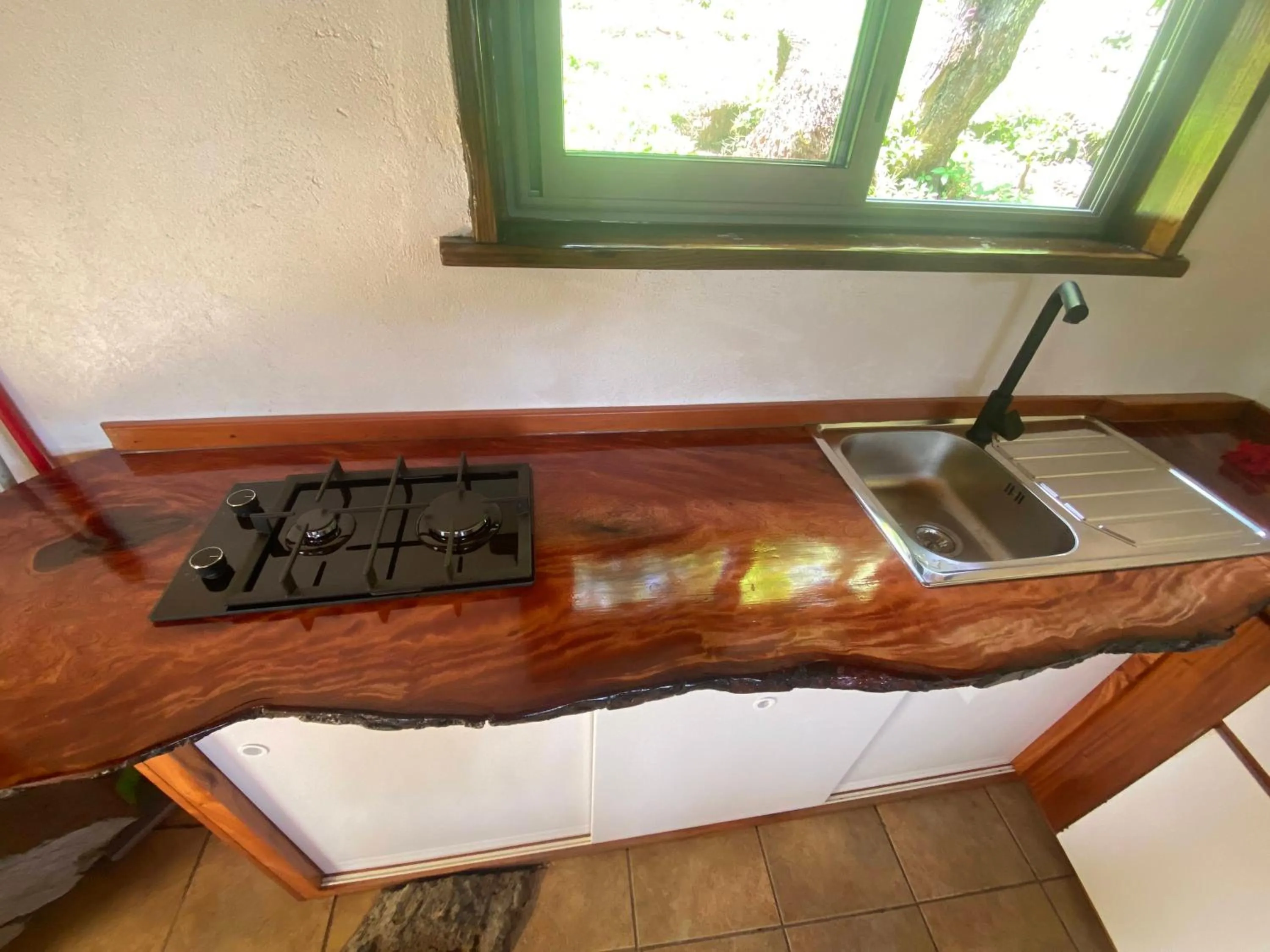 Kitchen or kitchenette in Fare Oviri Lodge