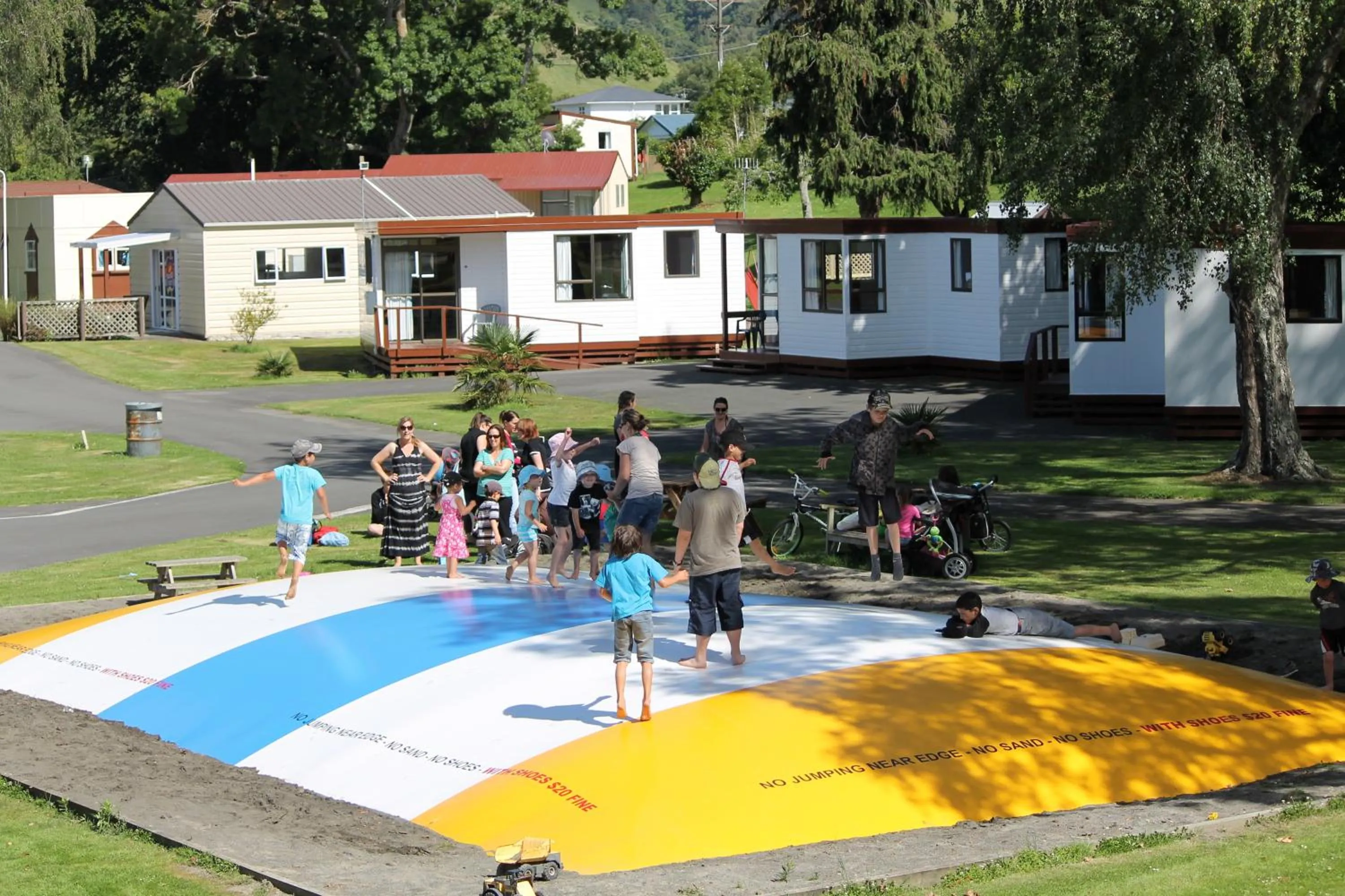 Children play ground in Whanganui River Top 10 Holiday Park