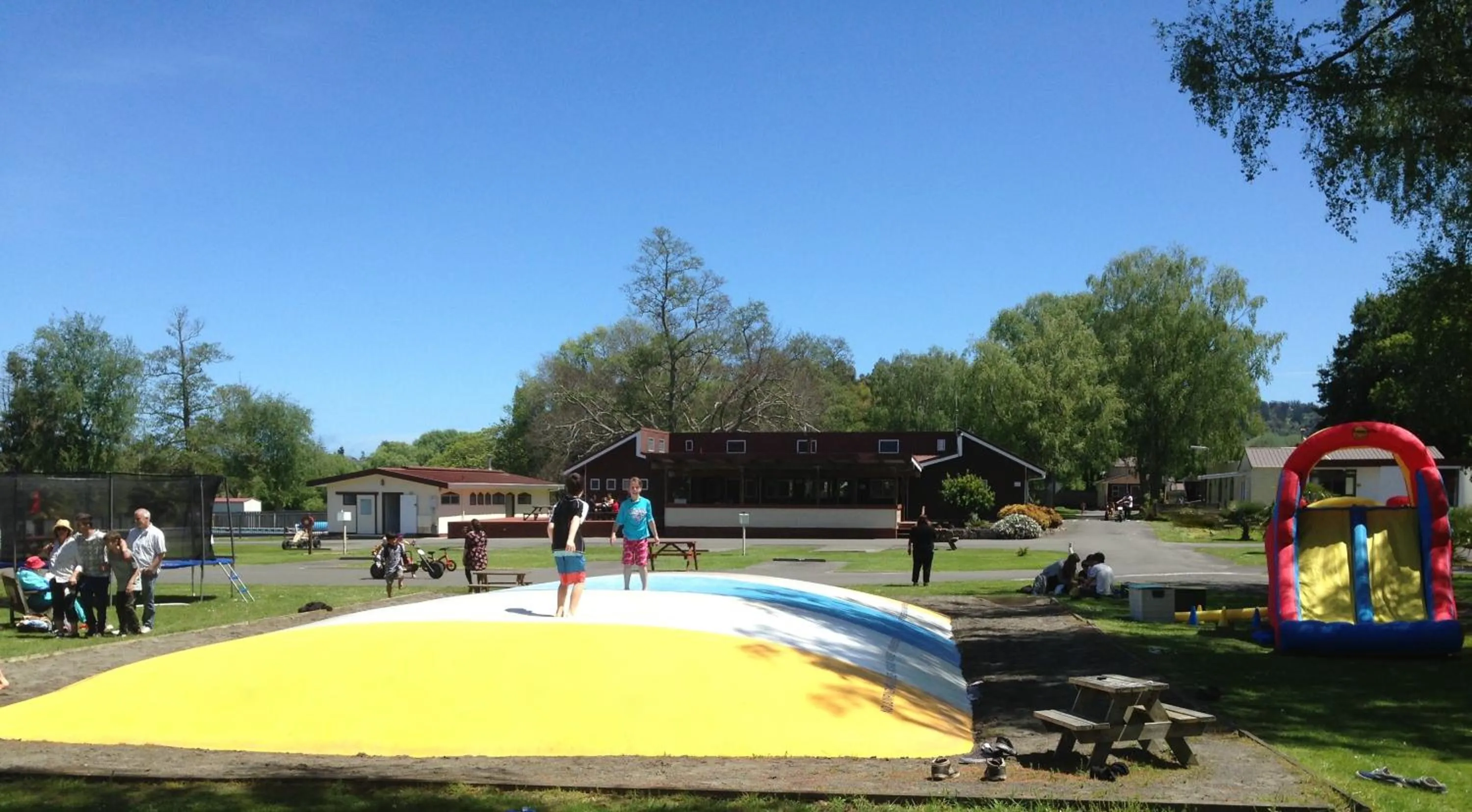 Children play ground in Whanganui River Top 10 Holiday Park