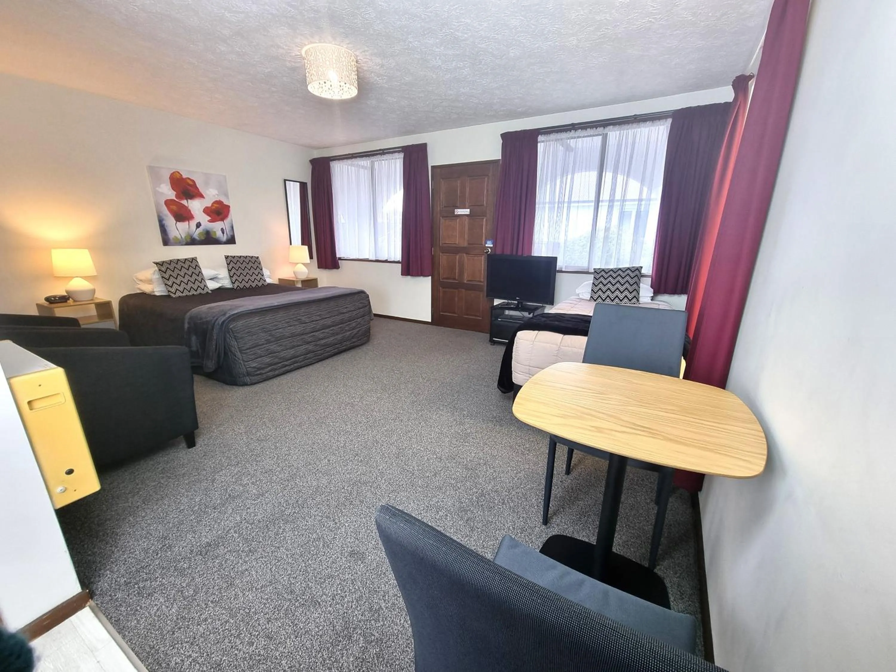 Bed in Hacienda Motel