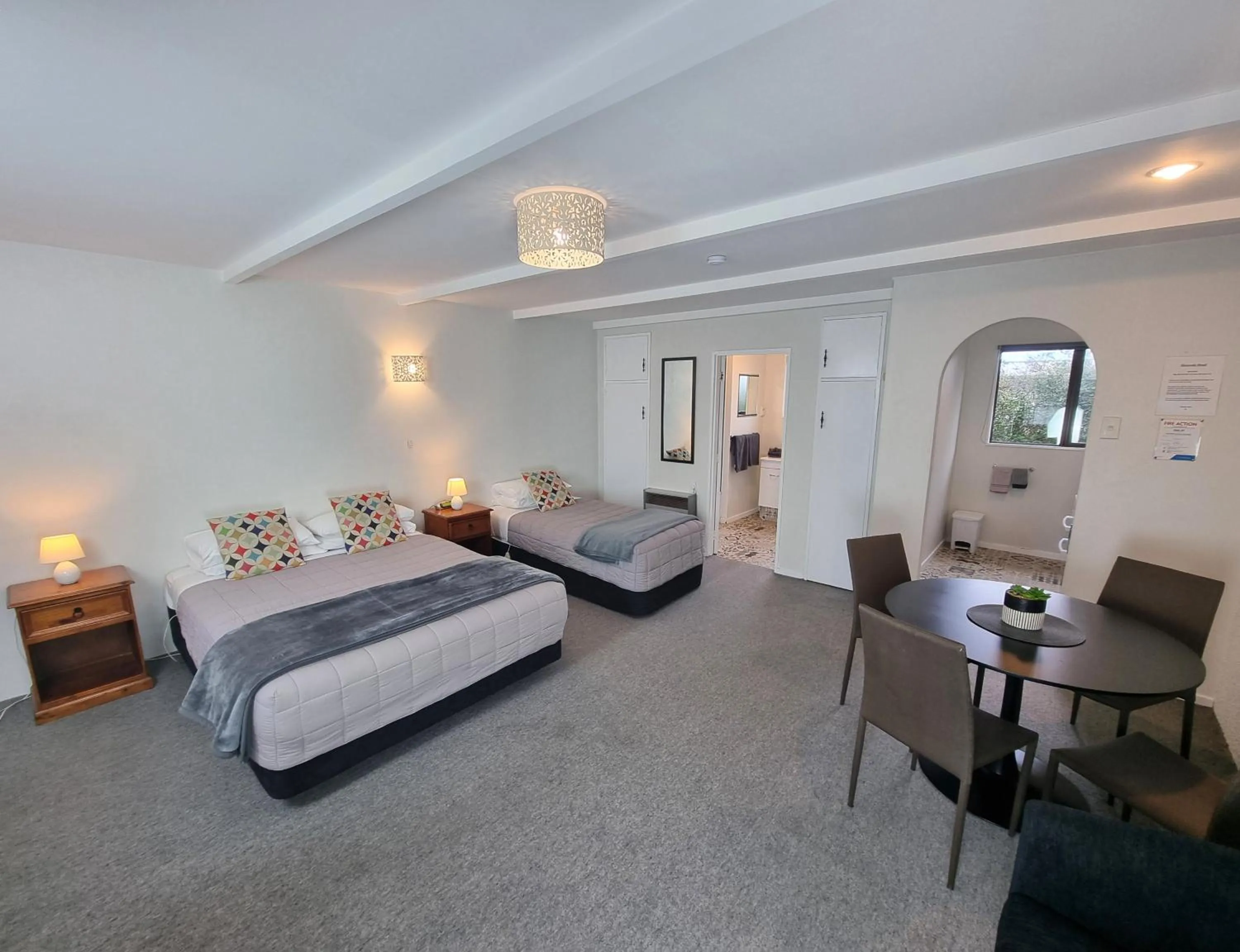 Bed in Hacienda Motel