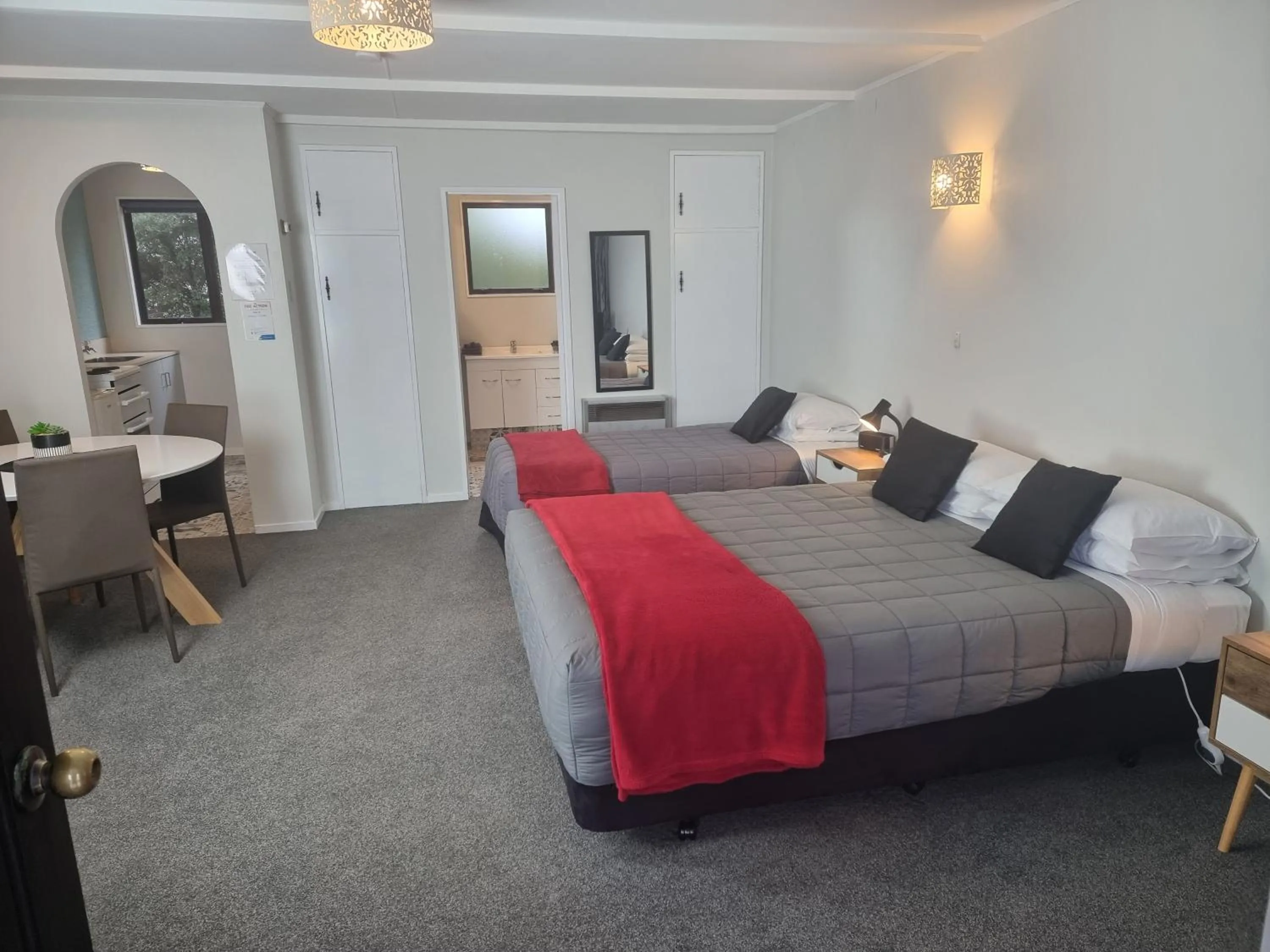 Bed in Hacienda Motel