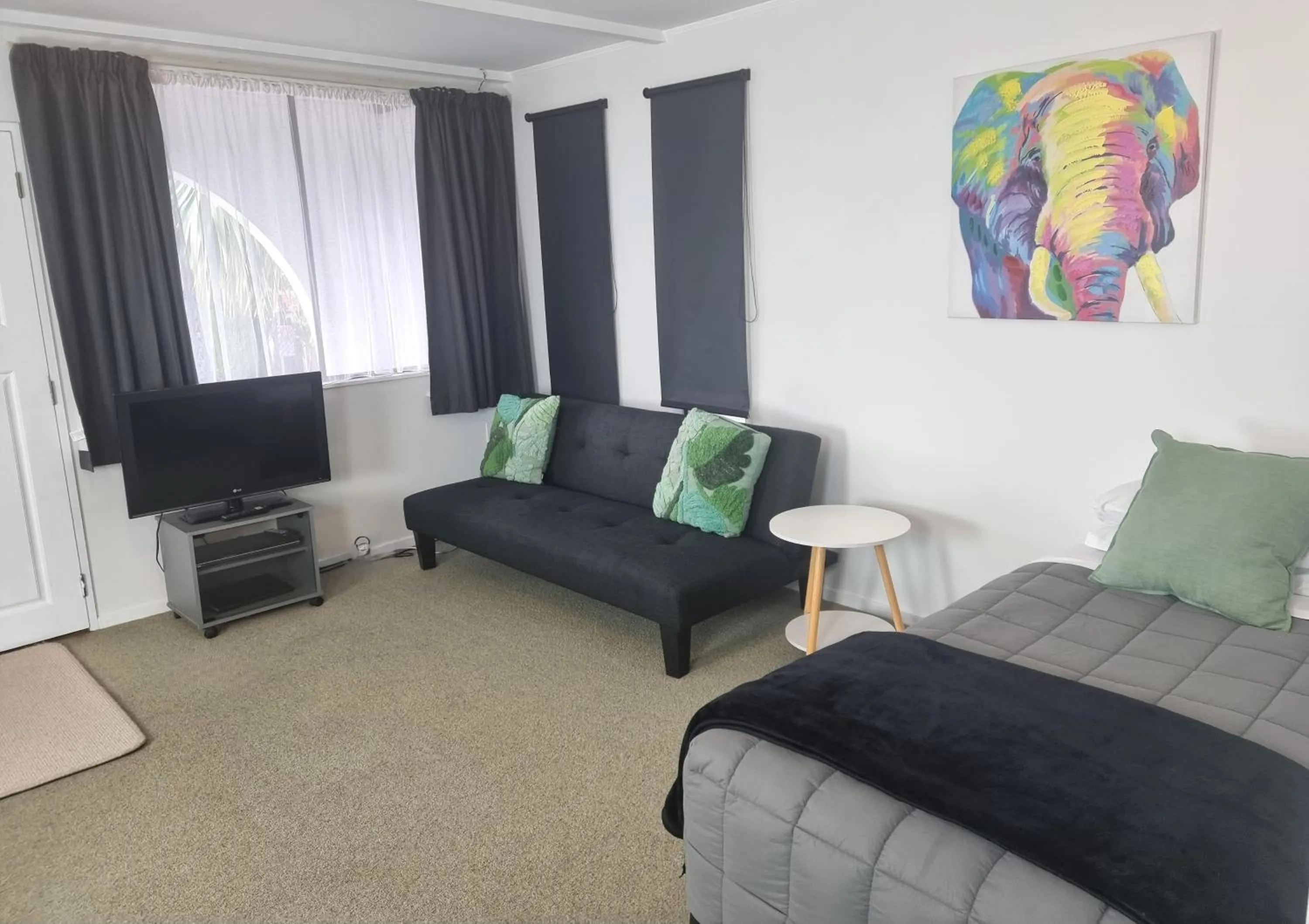 Bed in Hacienda Motel